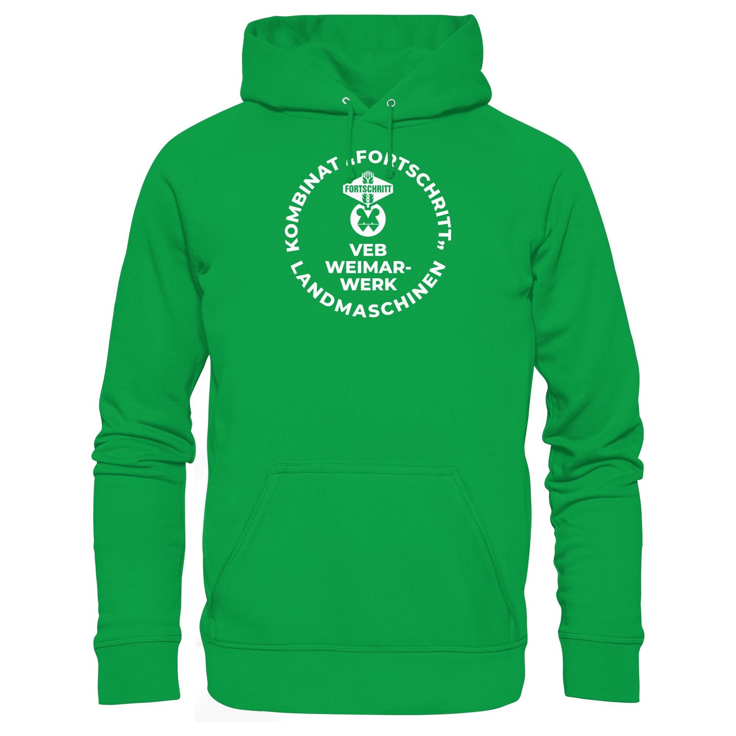 DDR Ostalgie Kapuze / Hoodie Unisex • VEB KOMBINAT FORTSCHRITT WEIMAR LANDMASCHINEN