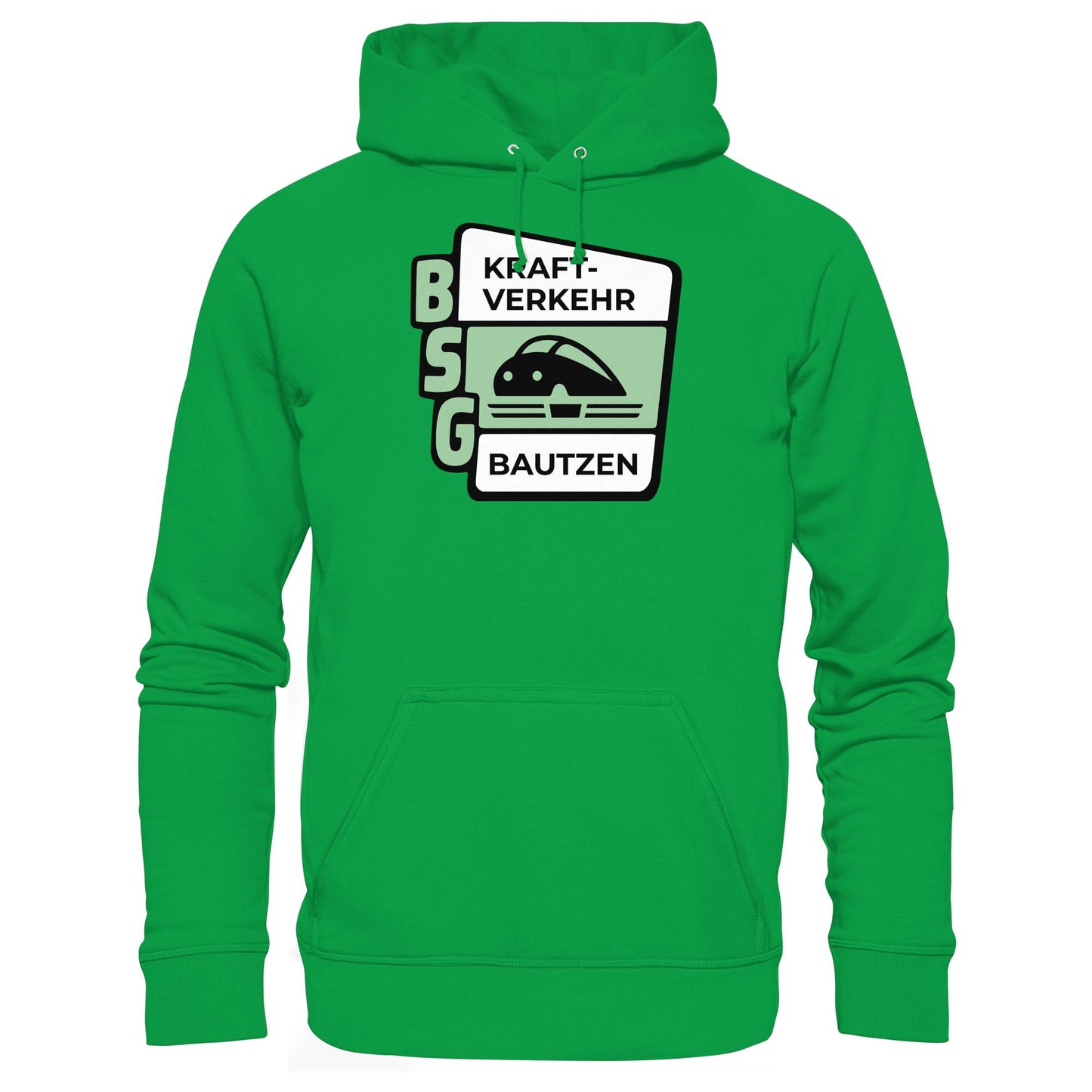 DDR Ostalgie Kapuze / Hoodie Unisex • BSG KRAFTVERKEHR BAUTZEN