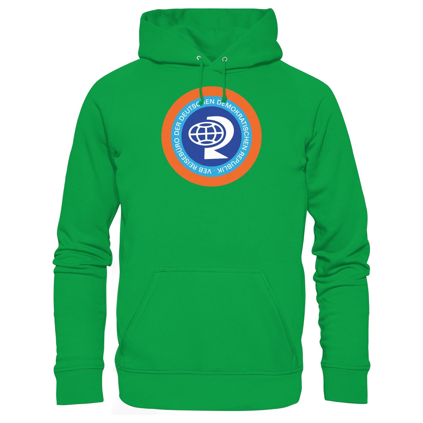 DDR Ostalgie Kapuze / Hoodie Unisex • VEB REISEBÜRO DER DDR