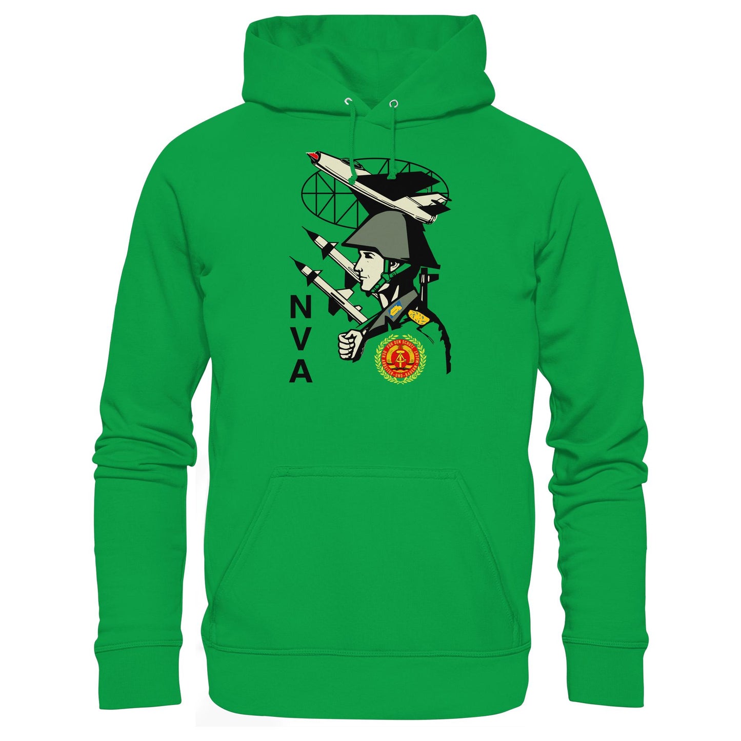 DDR Ostalgie Kapuze / Hoodie Unisex • NVA - WERBEPLAKAT (ORIGINAL)
