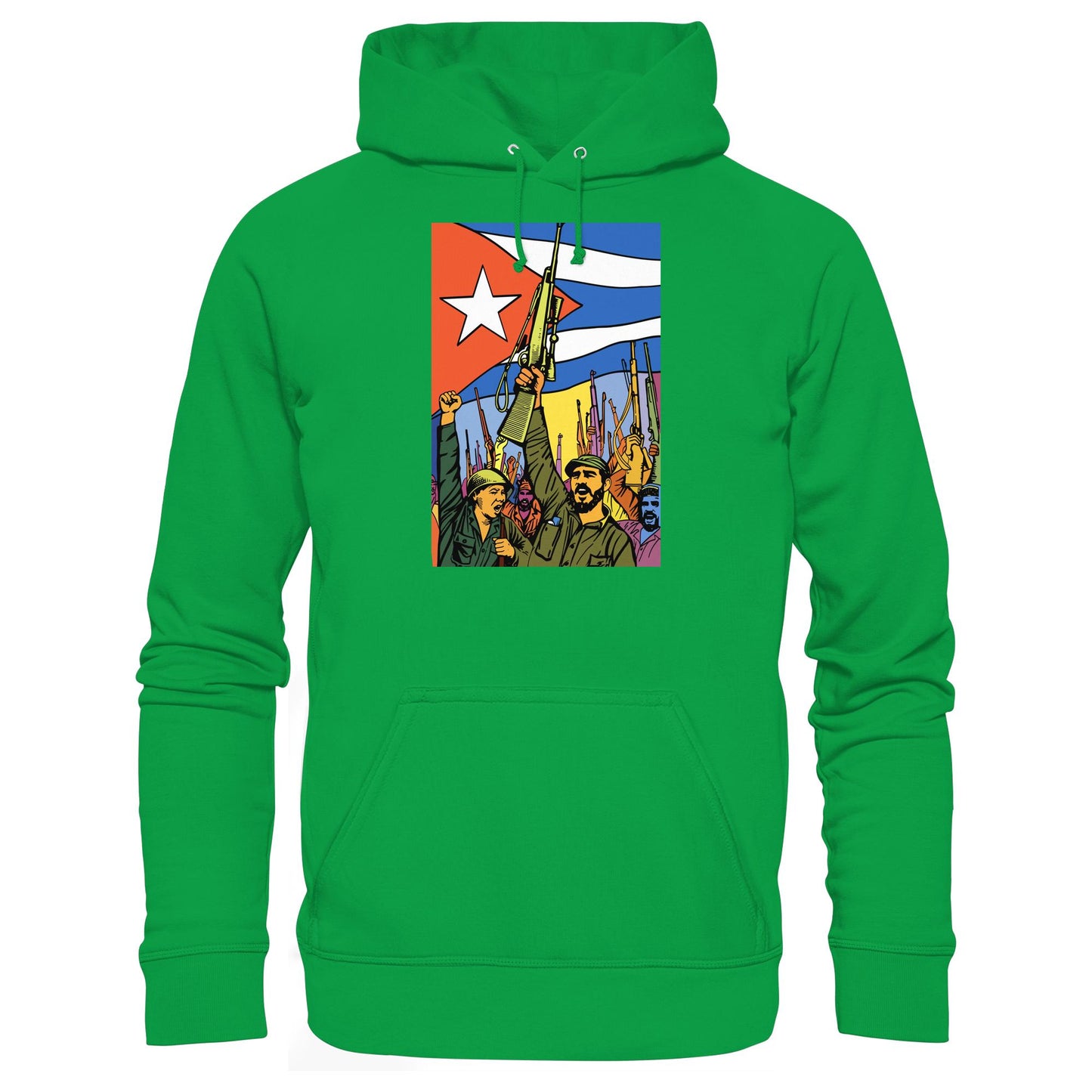 DDR Ostalgie Kapuze / Hoodie Unisex • KUBANISCHE REVOLUTION (ORIGINAL POSTER)