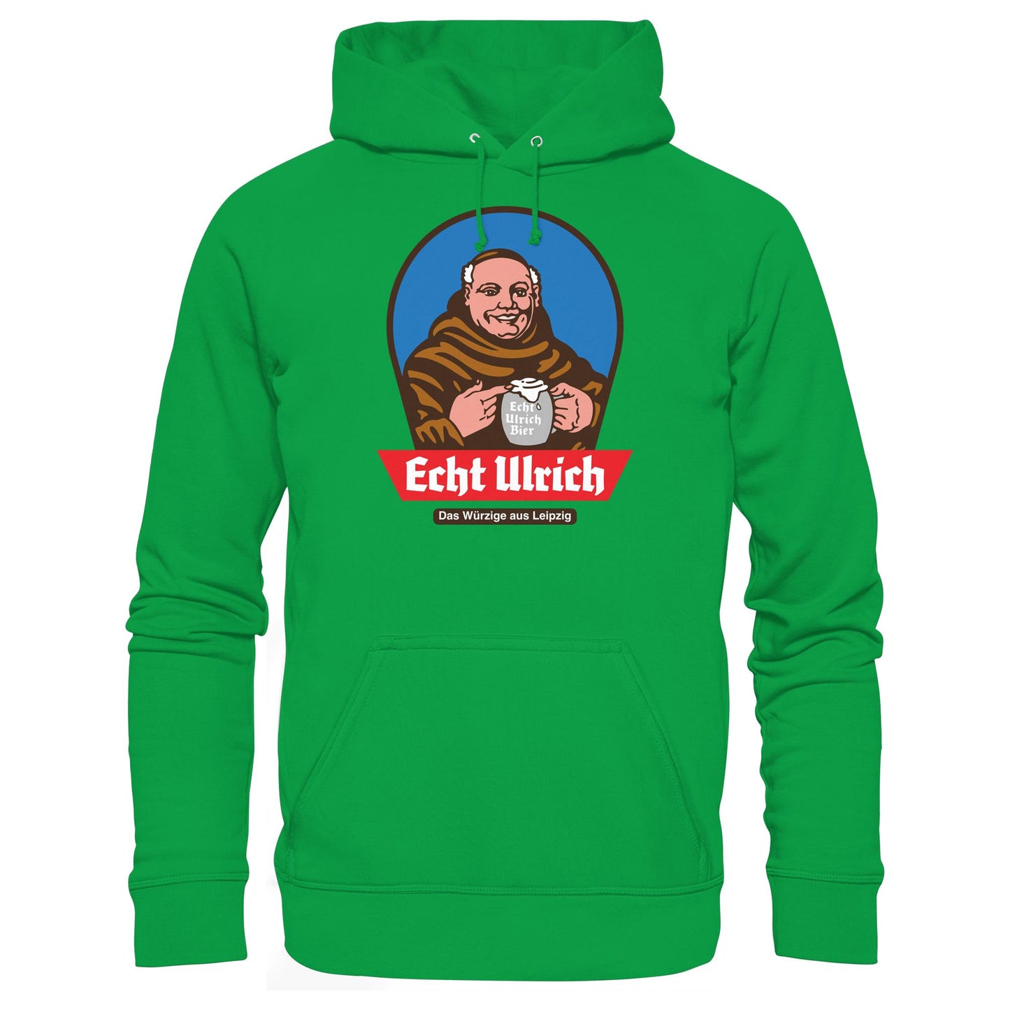 DDR Ostalgie Kapuze / Hoodie Unisex • ECHT ULRICH BIER LEIPZIG