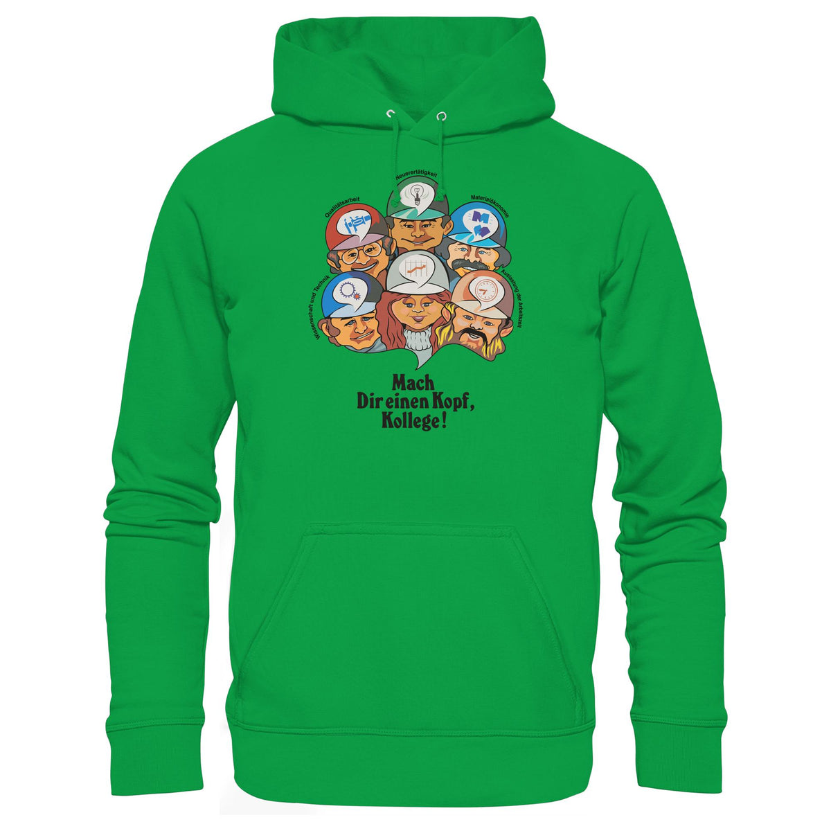 MACH DIR EINEN KOPF, KOLLEGE • DDR Ostalgie Kapuze / Hoodie Unisex