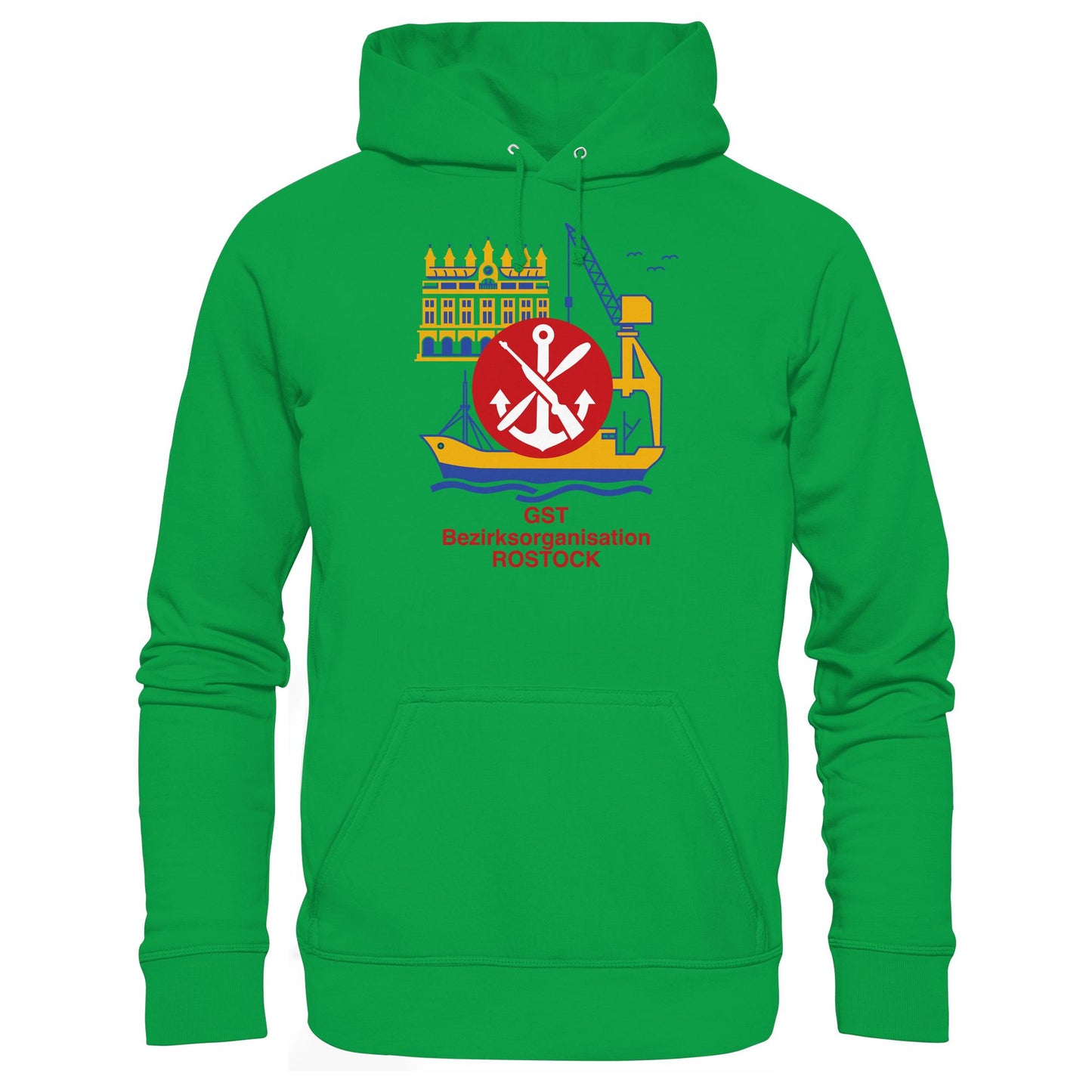 DDR Ostalgie Kapuze / Hoodie Unisex • GST ROSTOCK
