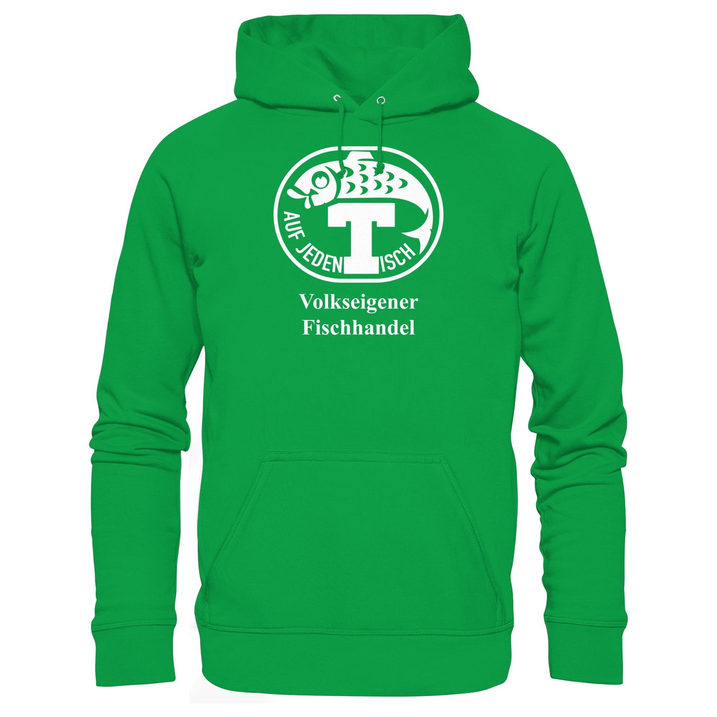 DDR Ostalgie Kapuze / Hoodie Unisex • VEB VOLKSEIGENER FISCHHANDEL