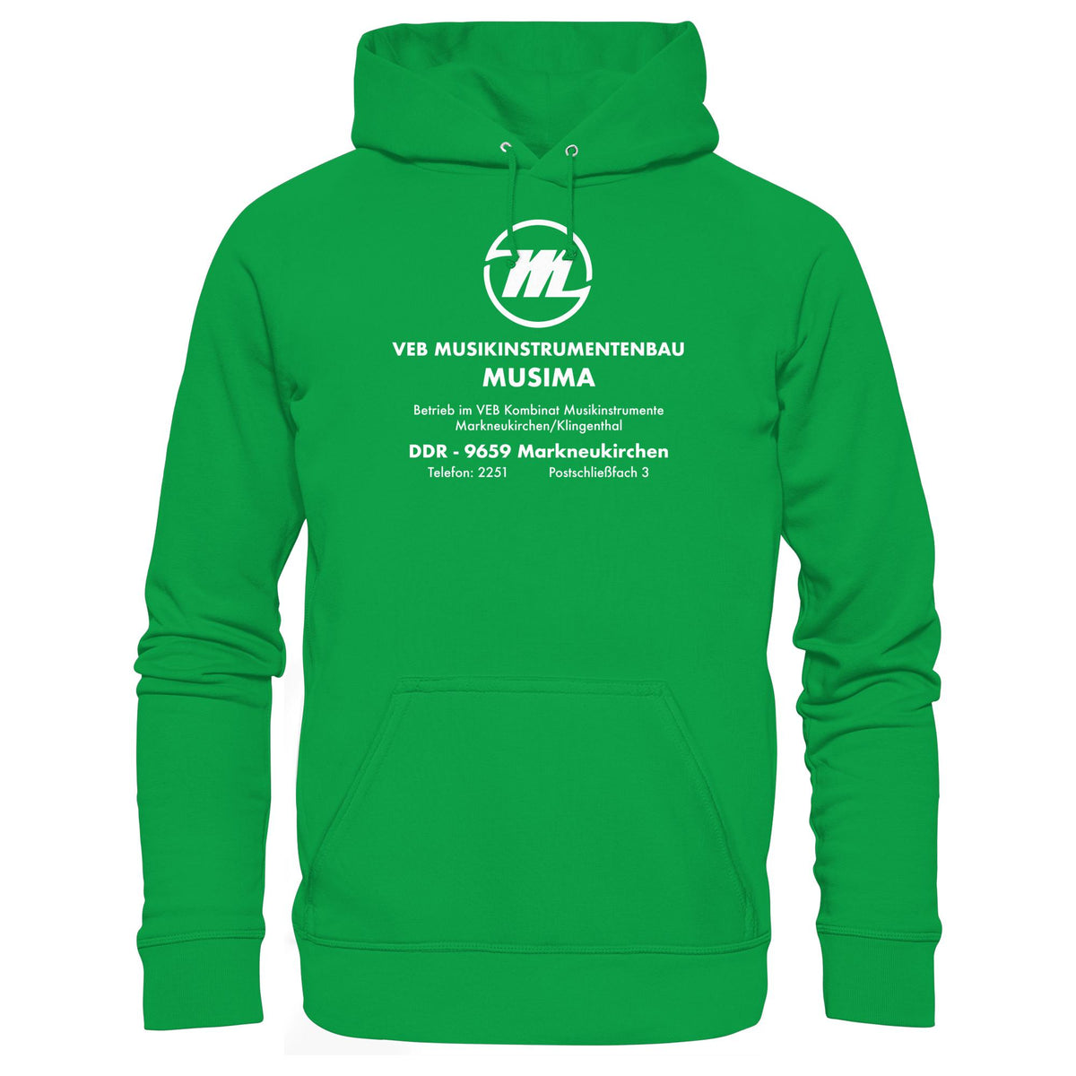 MUSIMA - VEB MUSIKINSTRUMENTENBAU KLINGENTHAL | DDR Ostalgie Kapuze / Hoodie Unisex