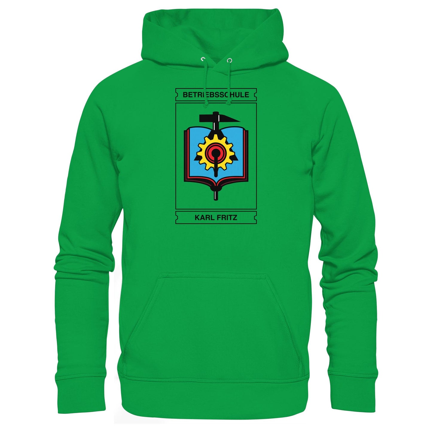 DDR Ostalgie Kapuze / Hoodie Unisex • BETRIEBSSCHULE KARL FRITZ WISMAR