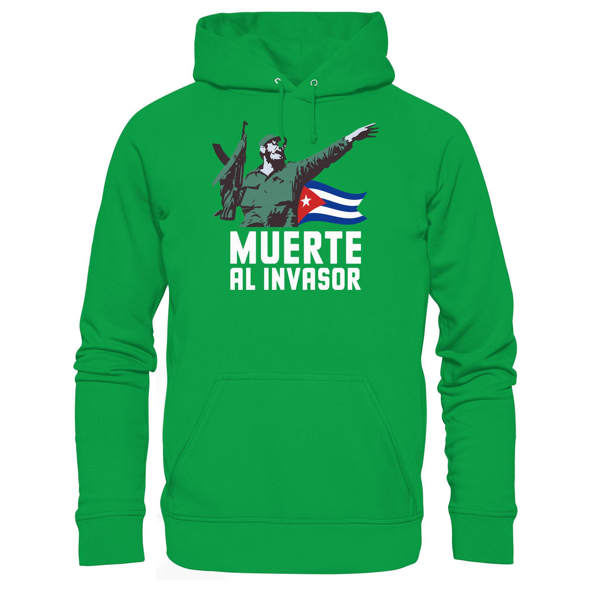 DDR Ostalgie Kapuze / Hoodie Unisex • KUBA - MUERTE AL INVASOR