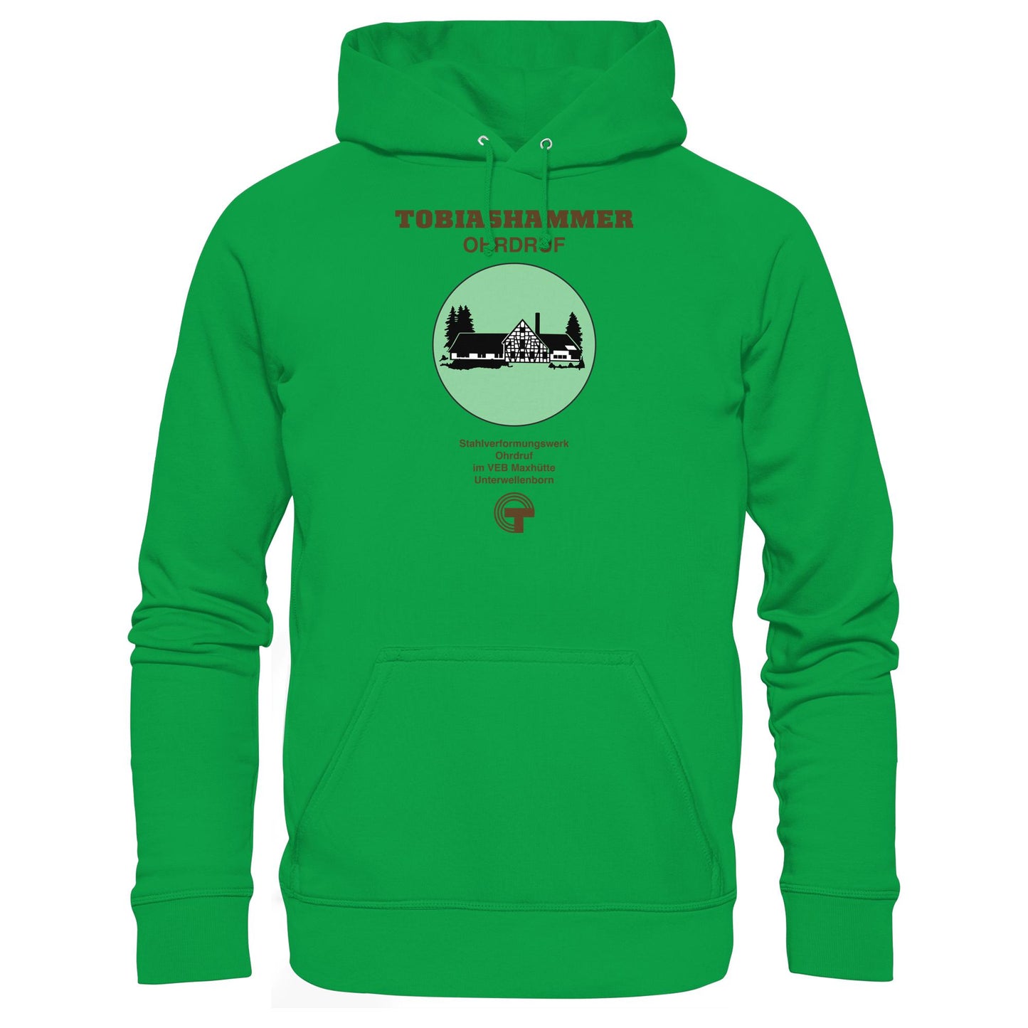 DDR Ostalgie Kapuze / Hoodie Unisex • TOBIASHAMMER OHRDRUF - VEB MAXHÜTTE