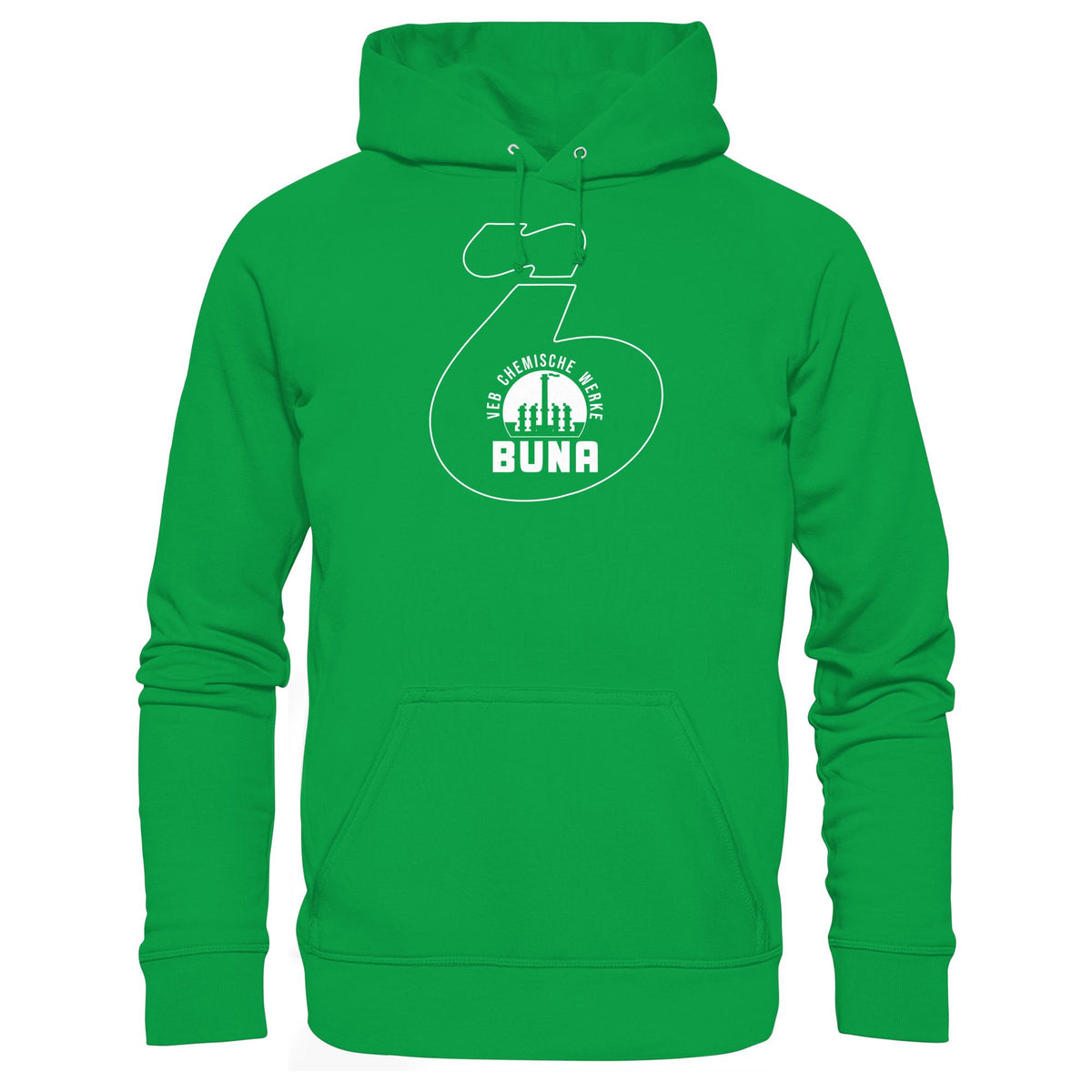 DDR Ostalgie Kapuze / Hoodie Unisex • CHEMISCHE WERKE BUNA