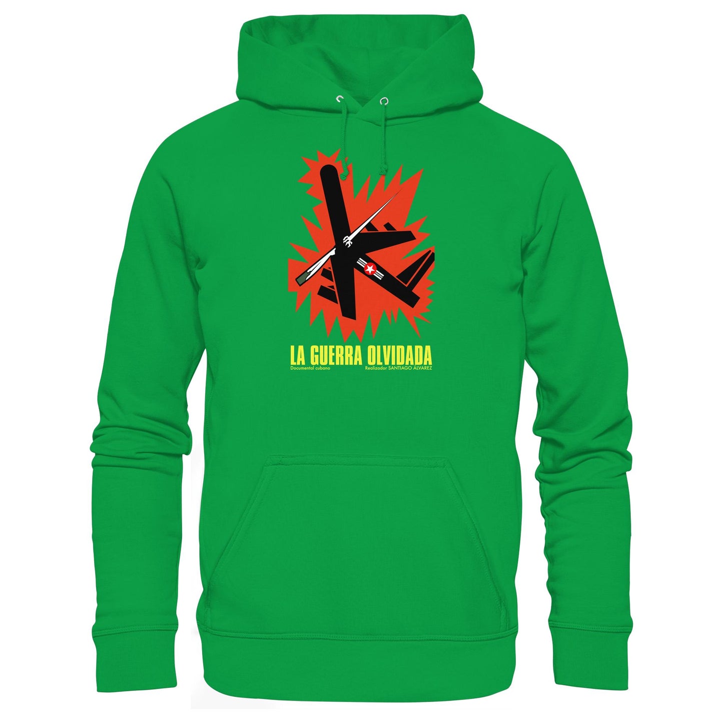DDR Ostalgie Kapuze / Hoodie Unisex • KUBA - LA GUERRA OLVIDADA (ORIGINAL POSTER)
