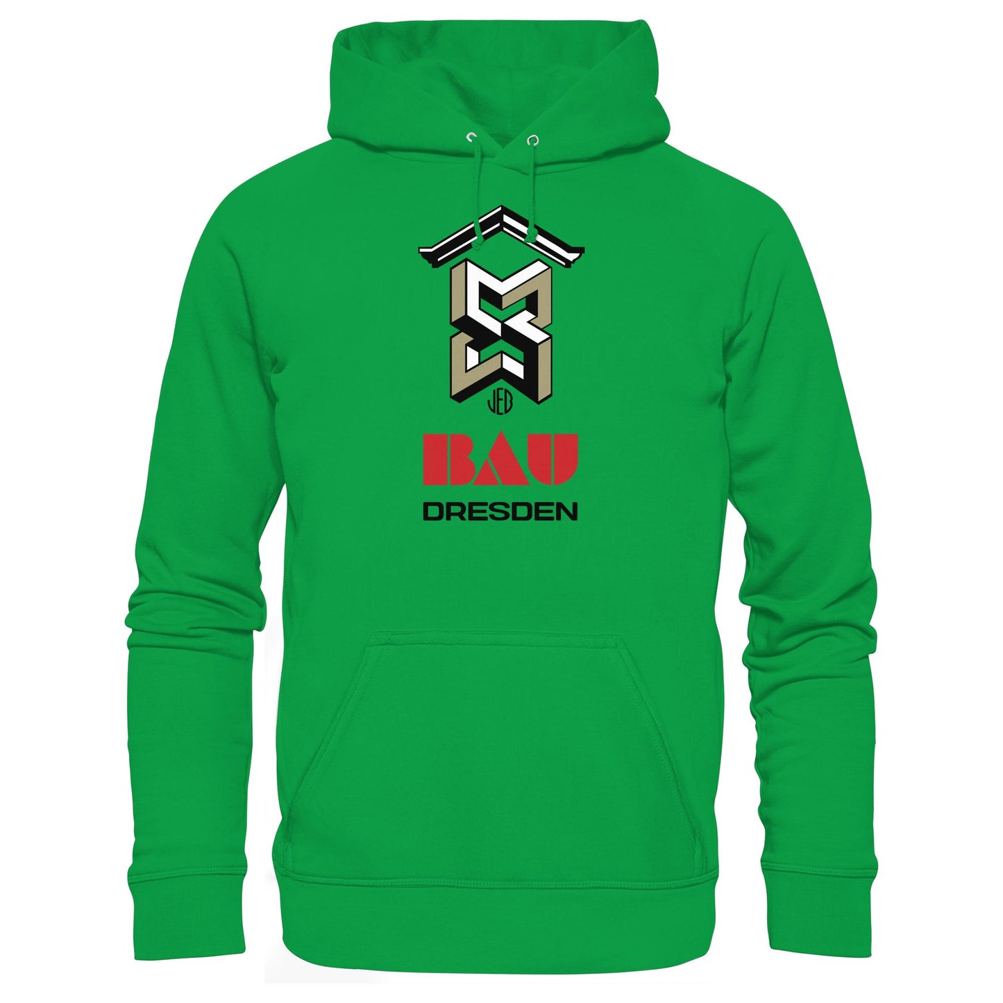 DDR Ostalgie Kapuze / Hoodie Unisex • VEB BAU DRESDEN