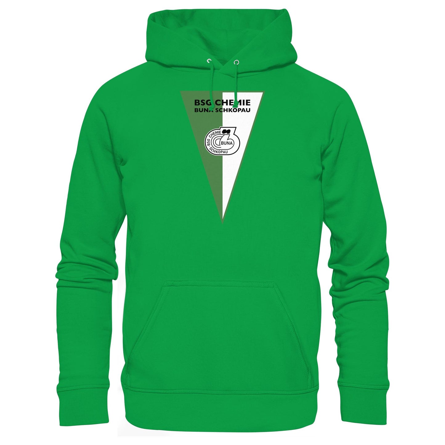 DDR Ostalgie Kapuze / Hoodie Unisex • BSG CHEMIE BUNA SCHKOPAU (ORIGINALWIMPEL)