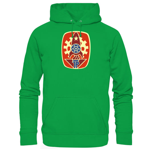 DDR Ostalgie Kapuze / Hoodie Unisex • PIONIERABZEICHEN JUNGE TECHNIKER