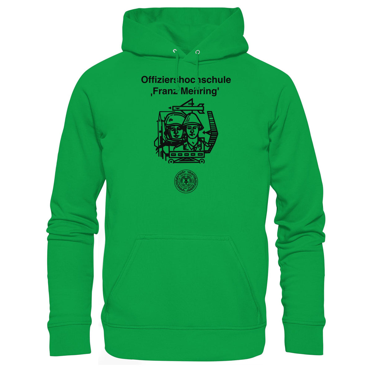 NVA - OFFIZIERSHOCHSCHULE FRANZ MEHRING • DDR Ostalgie Kapuze / Hoodie Unisex