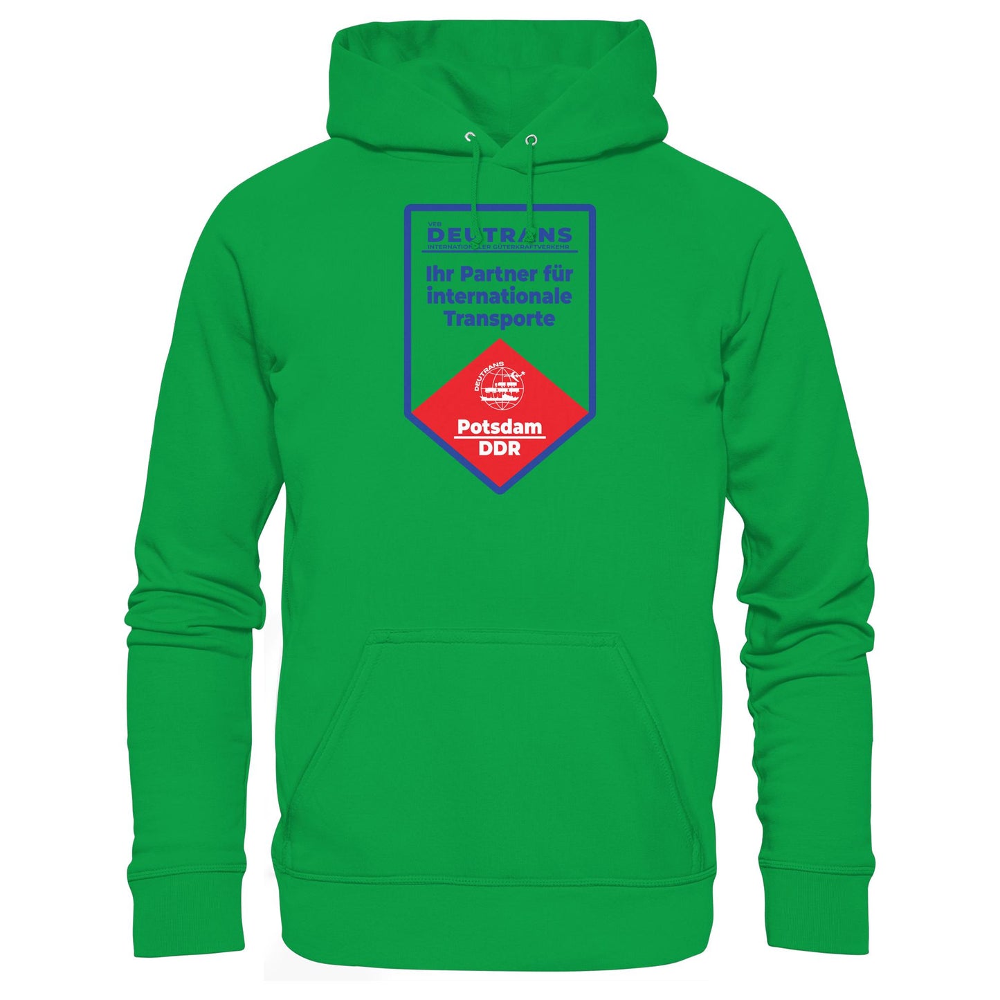DDR Ostalgie Kapuze / Hoodie Unisex • VEB DEUTRANS - POTSDAM