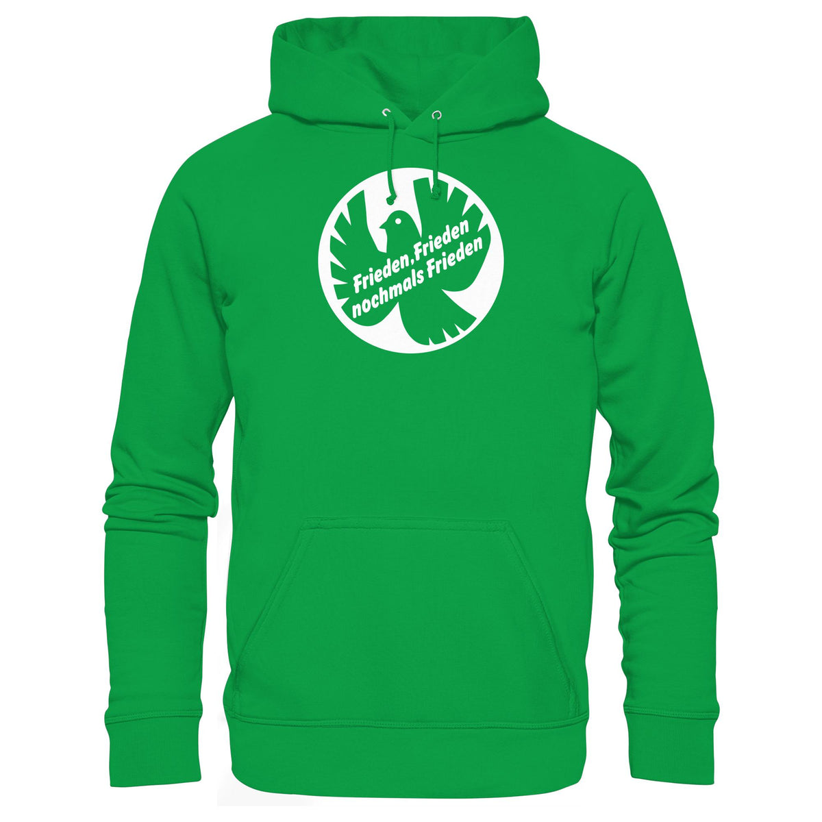 DDR Ostalgie Kapuze / Hoodie Unisex • FRIEDEN, FRIEDEN NOCHMALS FRIEDEN (ORIGINAL BANNER)