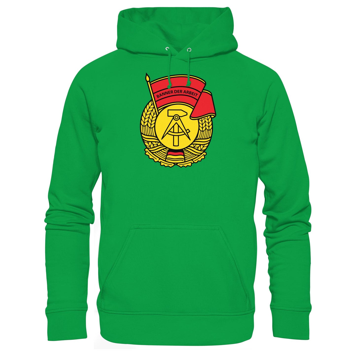 DDR Ostalgie Kapuze / Hoodie Unisex • BANNER DER ARBEIT
