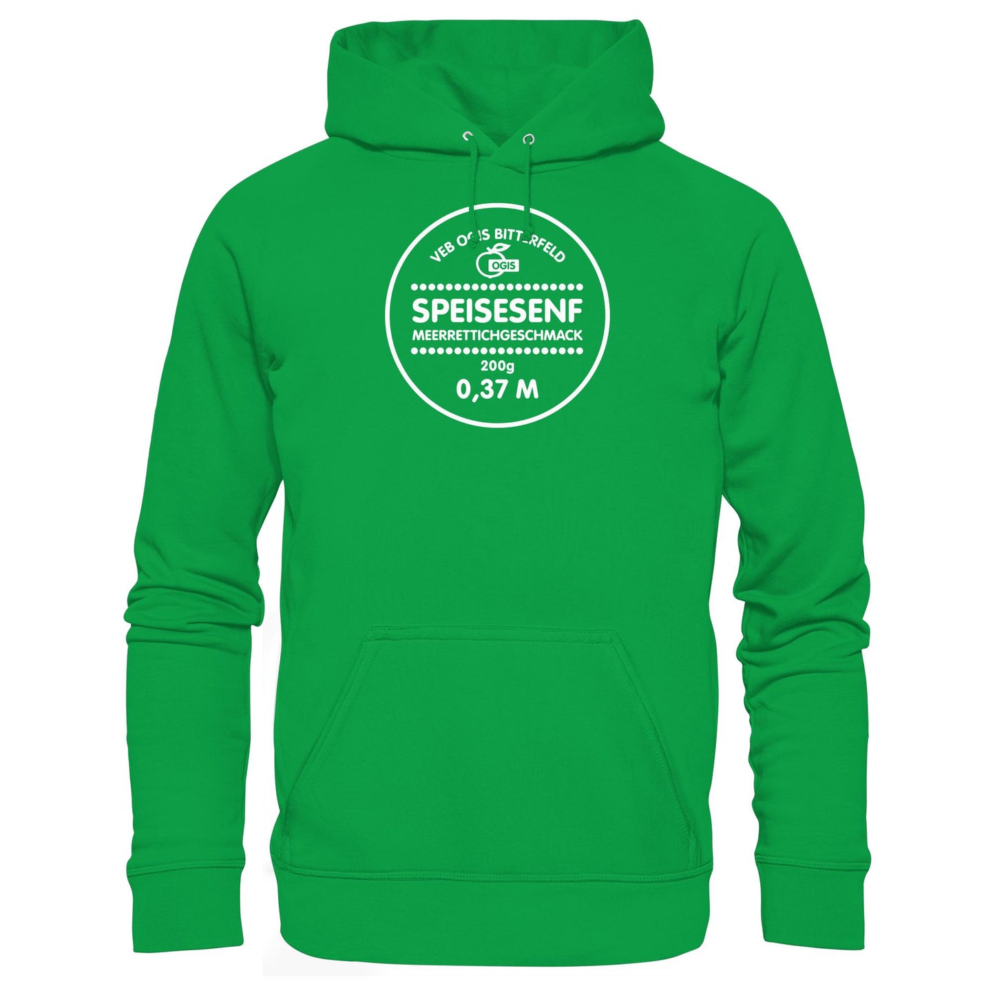 DDR Ostalgie Kapuze / Hoodie Unisex • VEB OGIS BITTERFELD - SPEISESENF