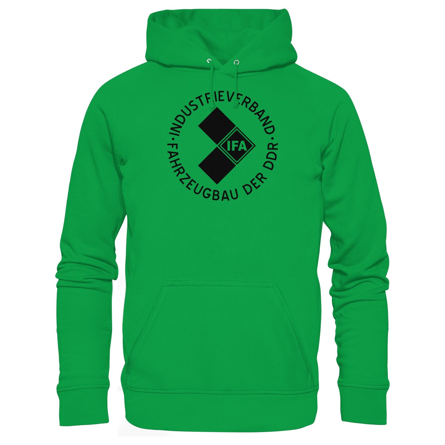 DDR Ostalgie Kapuze / Hoodie Unisex • IFA INDUSTRIEVERBAND FAHRZEUGBAU ( LOGO 1970er) - hell
