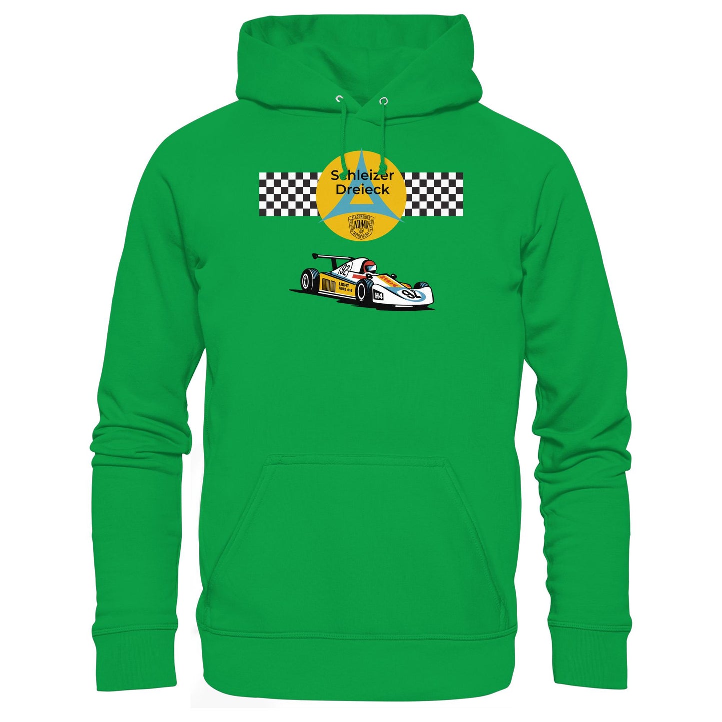 DDR Ostalgie Kapuze / Hoodie Unisex • SCHLEIZER DREIECK DDR (ORIGINAL-WIMPEL)