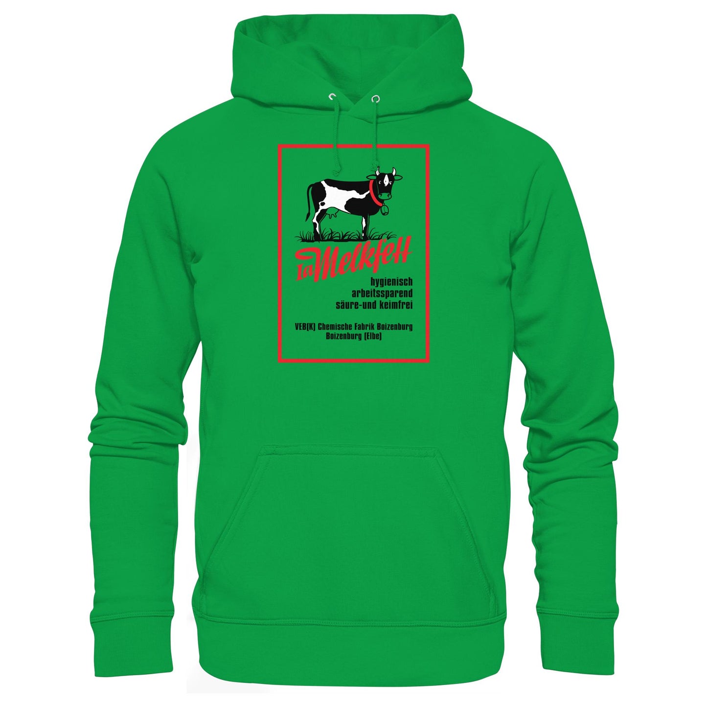DDR Ostalgie Kapuze / Hoodie Unisex • 1A MELKFETT - VEB BOIZENBURG