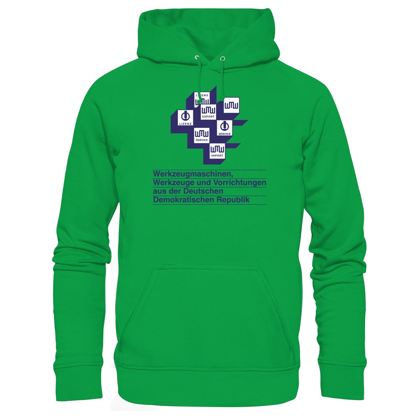 DDR Ostalgie Kapuze / Hoodie Unisex • WMW WERKZEUGMASCHINEN DER DDR