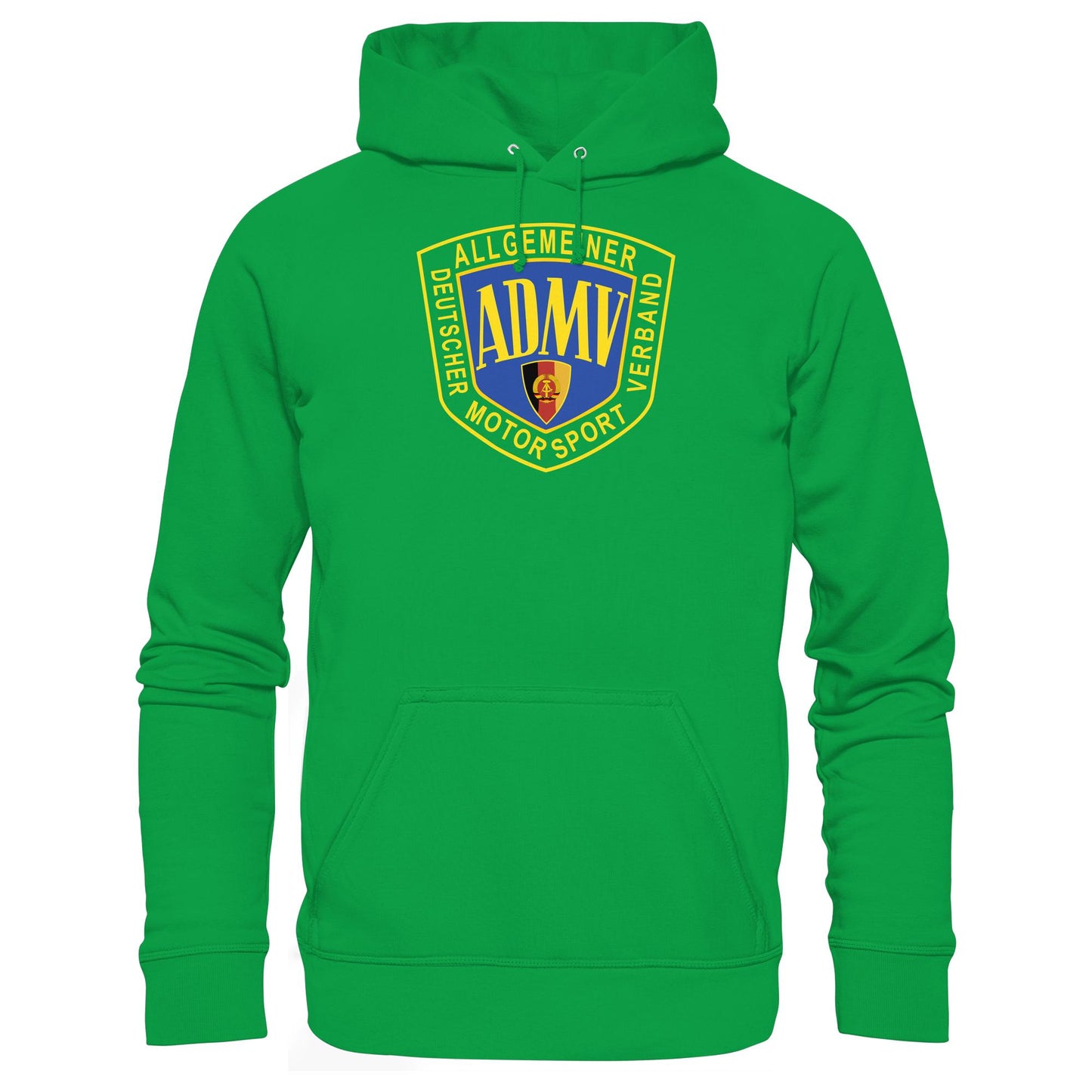 DDR Ostalgie Kapuze / Hoodie Unisex • ADMV MOTORSPORTVERBAND DER DDR