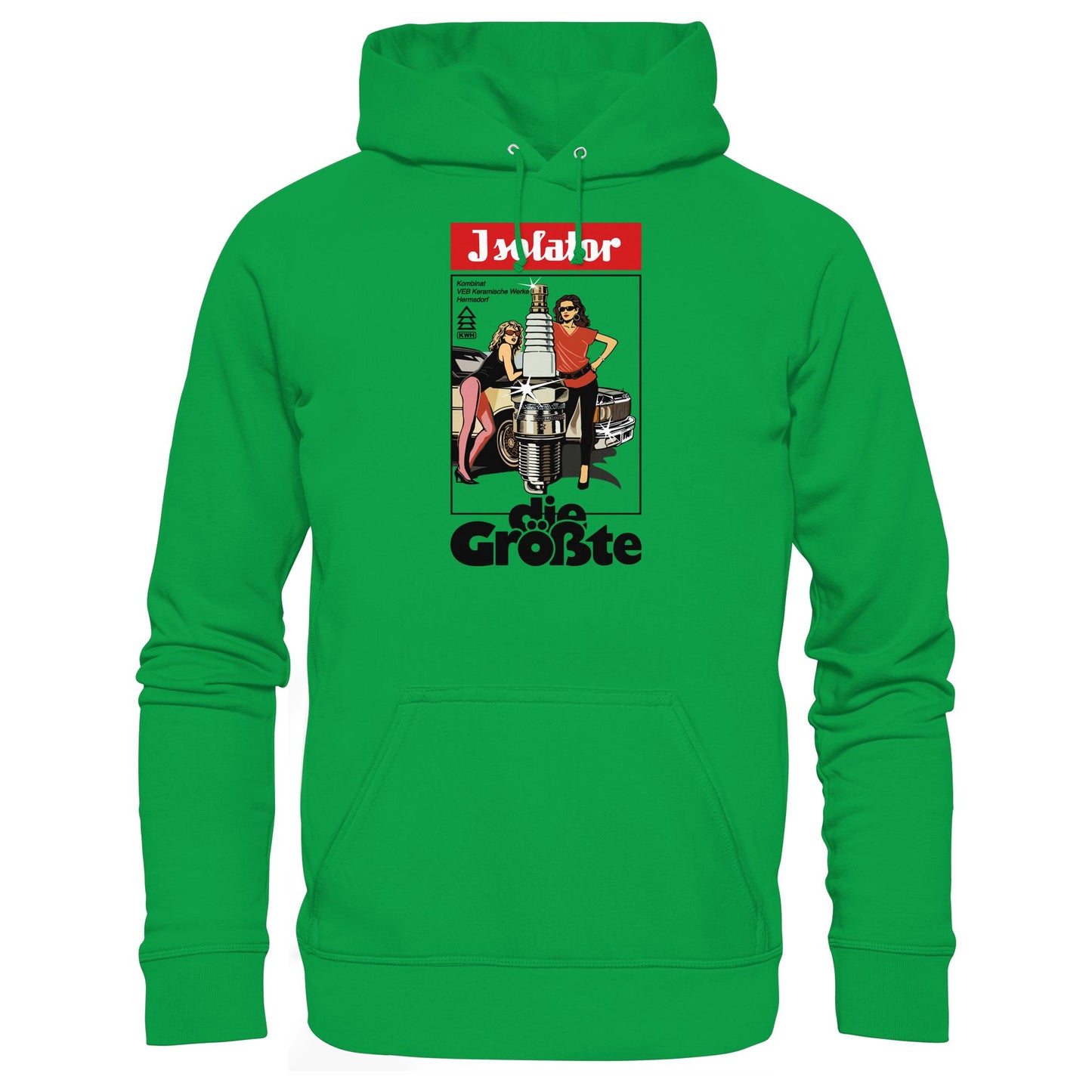 DDR Ostalgie Kapuze / Hoodie Unisex • ISOLATOR - DIE GRÖSSTE (ORIGINAL POSTER)