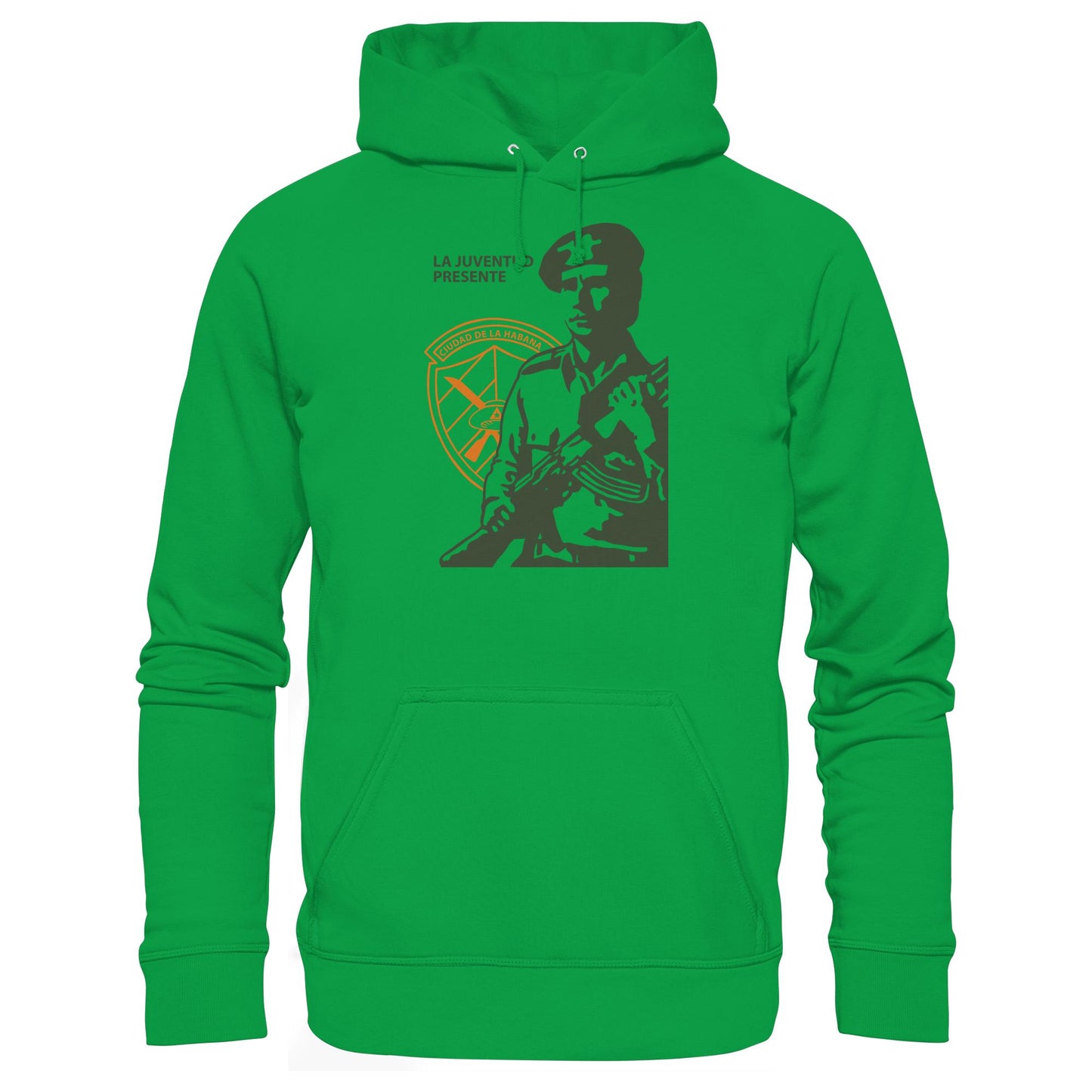 DDR Ostalgie Kapuze / Hoodie Unisex • LA JUVENTUD PRESENTE CIUDAD DE LA HABANA (DIE JUGEND HAVANNAS IST AKTIV)