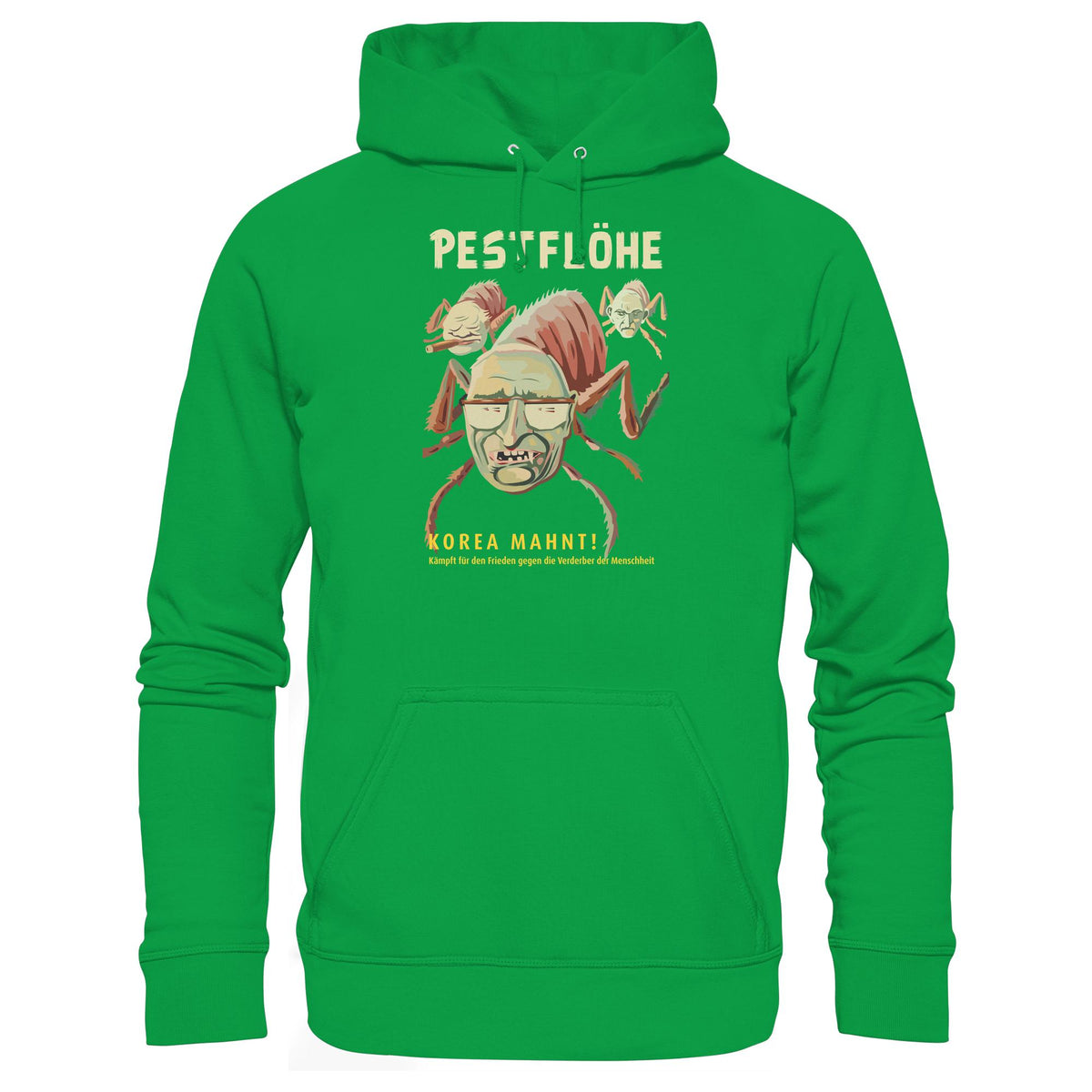 NATO-PESTFLÖHE - KOREA WARNT • DDR Ostalgie Kapuze / Hoodie Unisex