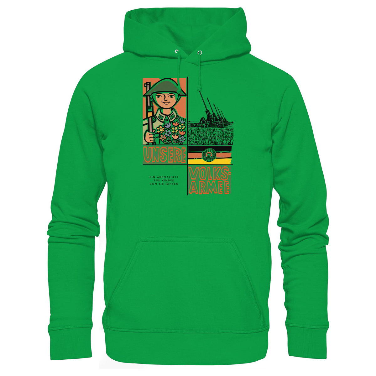 NVA - UNSERE VOLKSARMEE (AUSMALHEFT) | DDR Ostalgie Kapuze / Hoodie Unisex