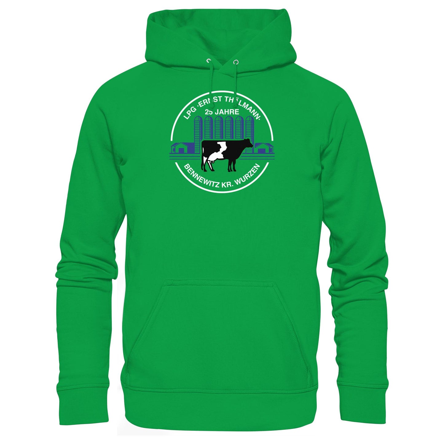 DDR Ostalgie Kapuze / Hoodie Unisex • LPG ERNST THÄLMANN BENNEWITZ - WURZEN