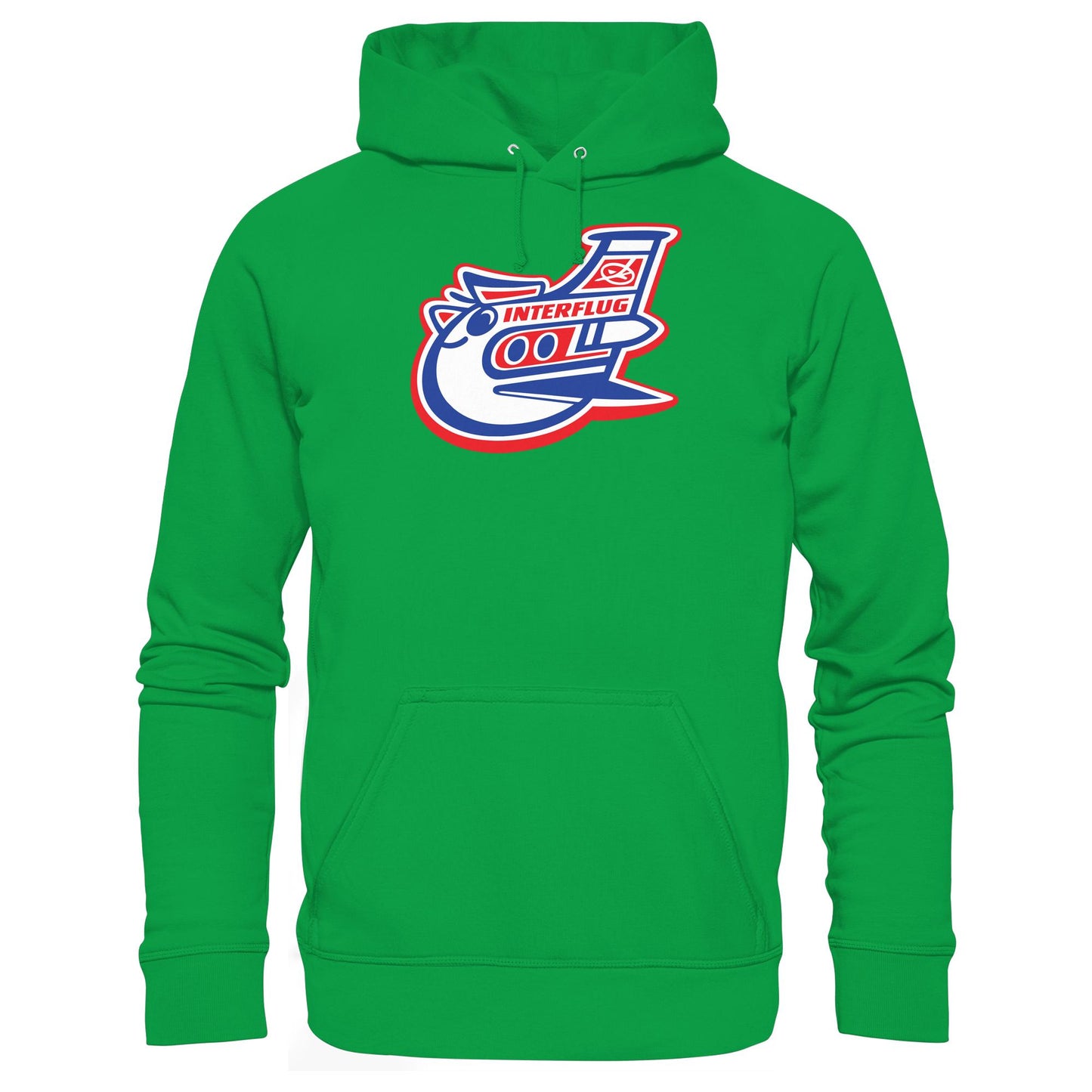 DDR Ostalgie Kapuze / Hoodie Unisex • INTERFLUG (ORIGINAL PIN)