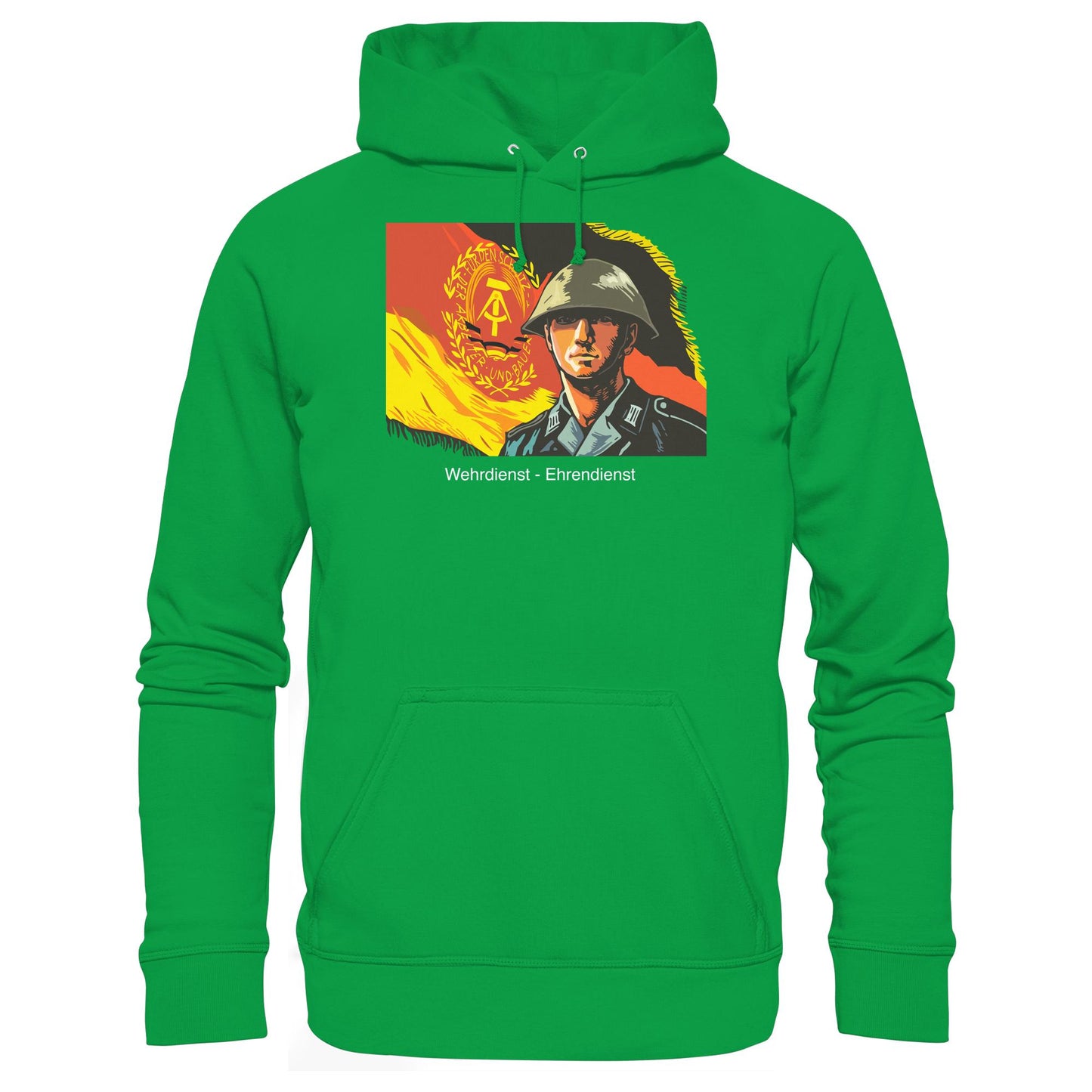 DDR Ostalgie Kapuze / Hoodie Unisex • NVA WEHRDIENST - EHRENDIENST