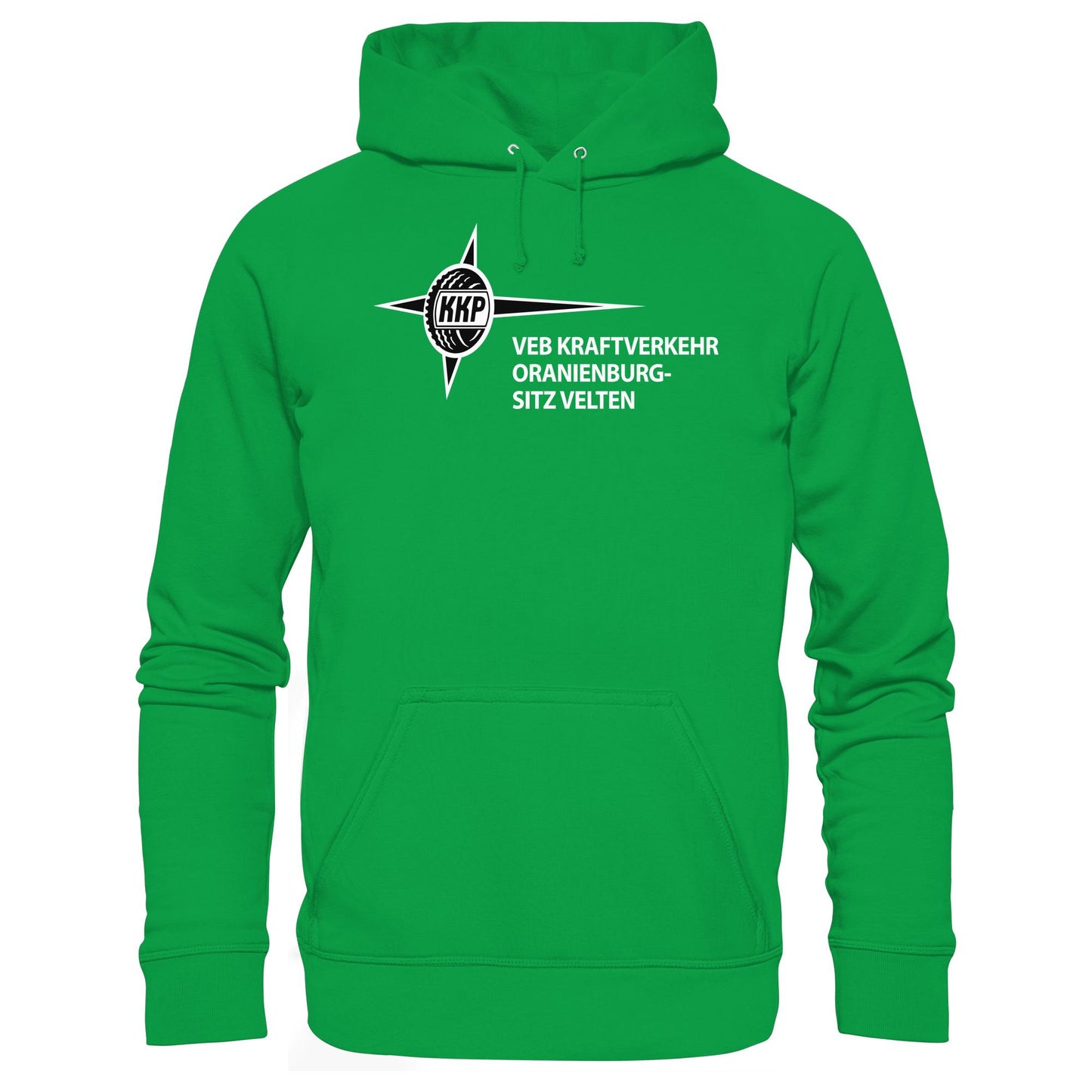DDR Ostalgie Kapuze / Hoodie Unisex • VEB KRAFTVERKEHR ORANIENBURG