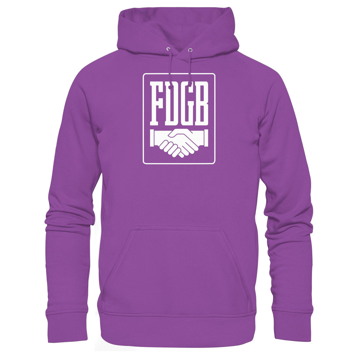 DDR Ostalgie Kapuze / Hoodie Unisex • FDGB - WEISS