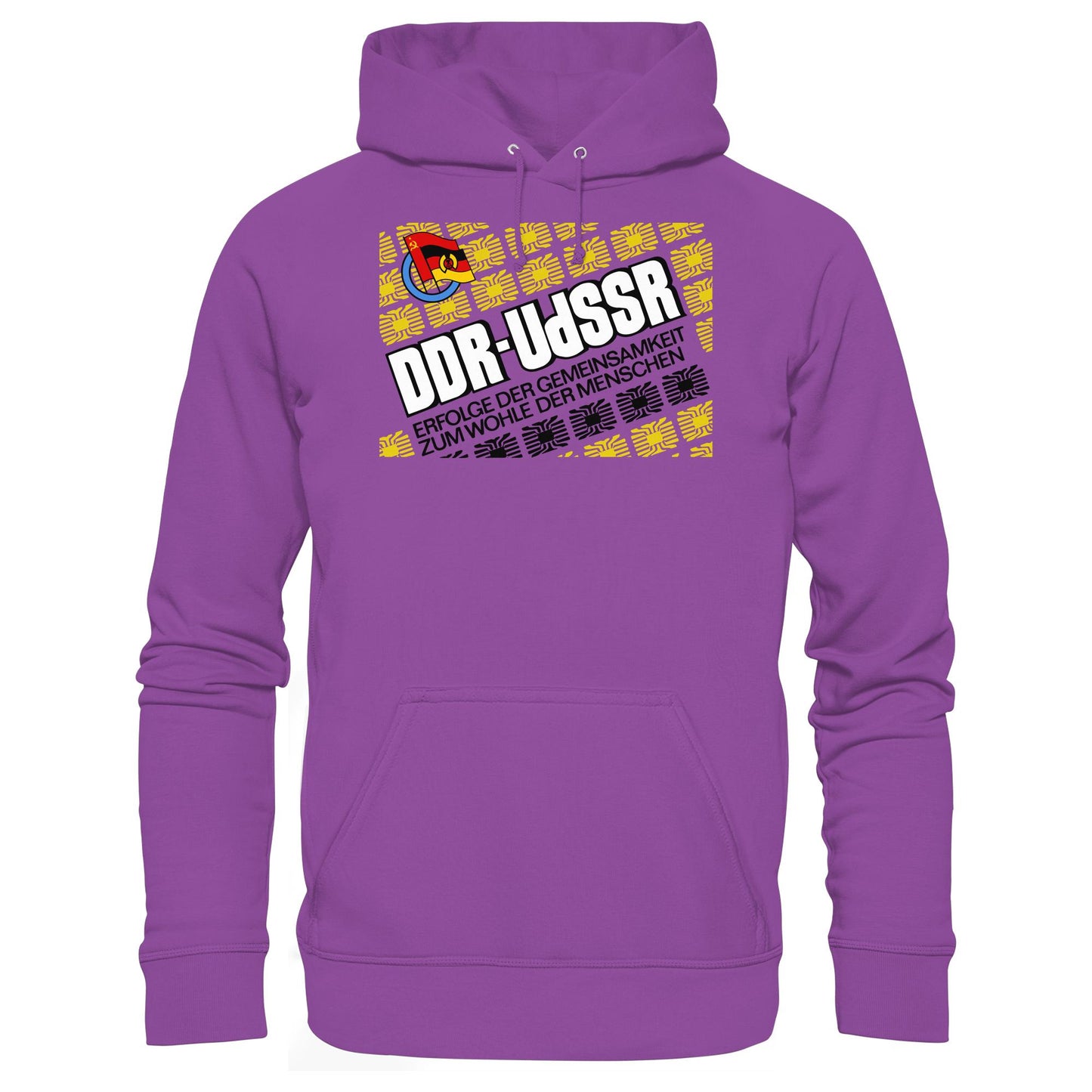 DDR Ostalgie Kapuze / Hoodie Unisex • DDR - UDSSR: ERFOLGE DER GEMEINSAMKEIT