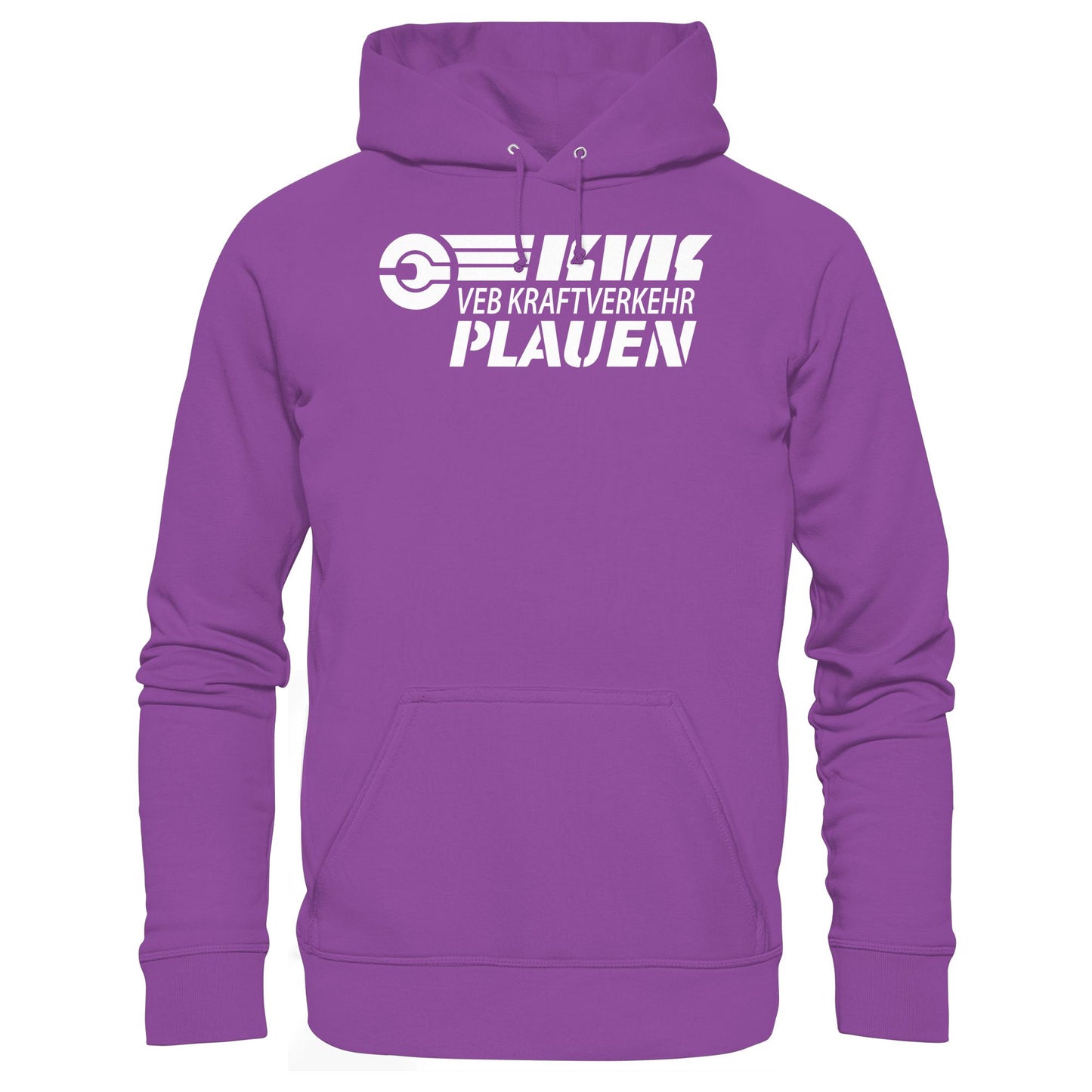 DDR Ostalgie Kapuze / Hoodie Unisex • VEB KRAFTVERKEHR PLAUEN