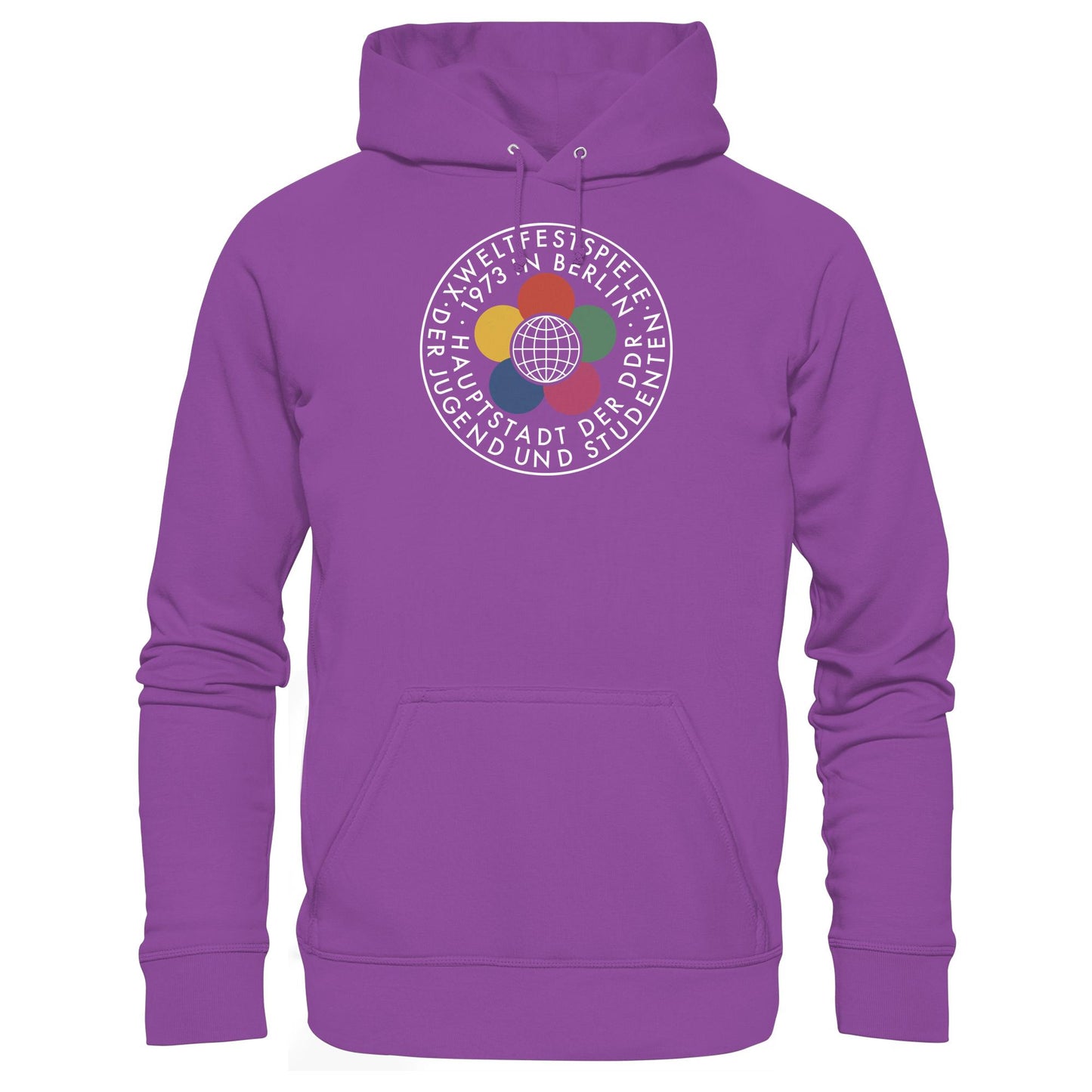 DDR Ostalgie Kapuze / Hoodie Unisex • WELTFESTSPIELE 1973 - dunkel