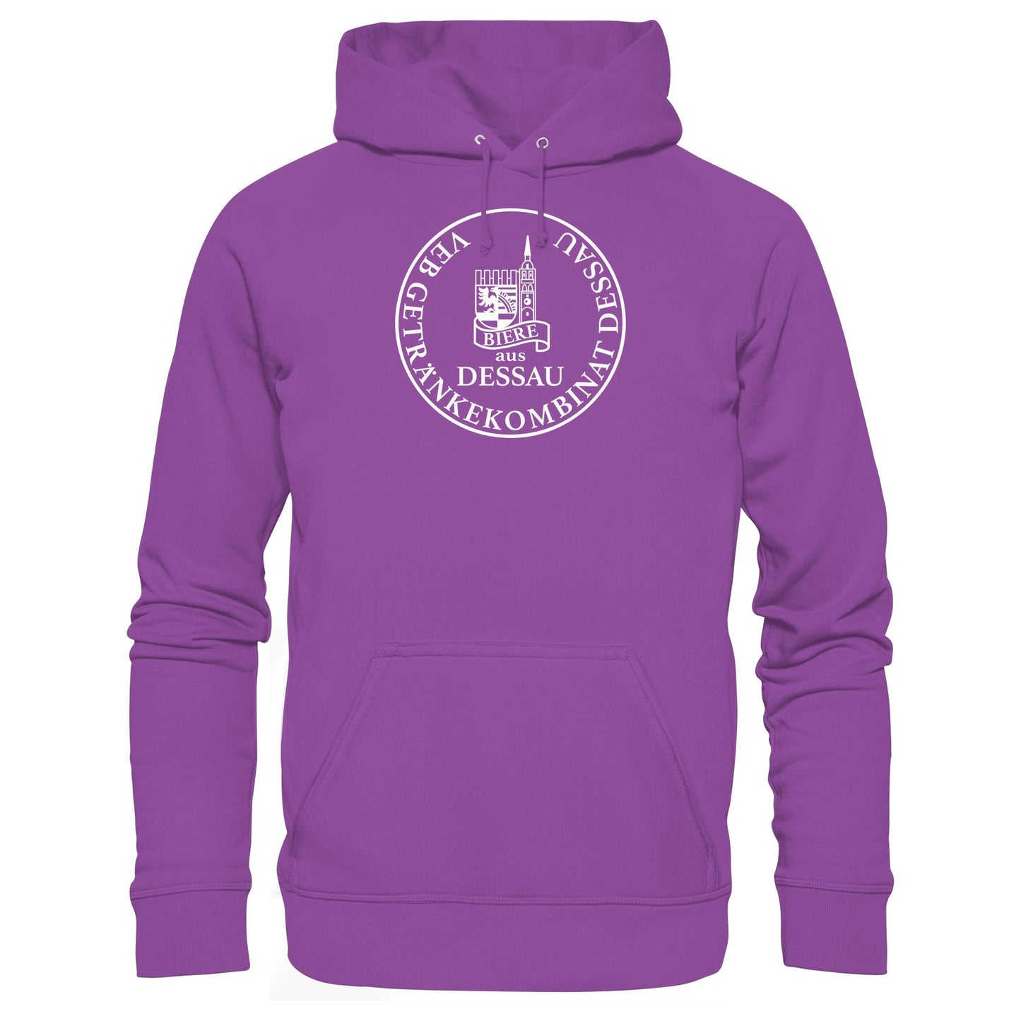 DDR Ostalgie Kapuze / Hoodie Unisex • VEB GETRÄNKEKOMBINAT DESSAU BIERE