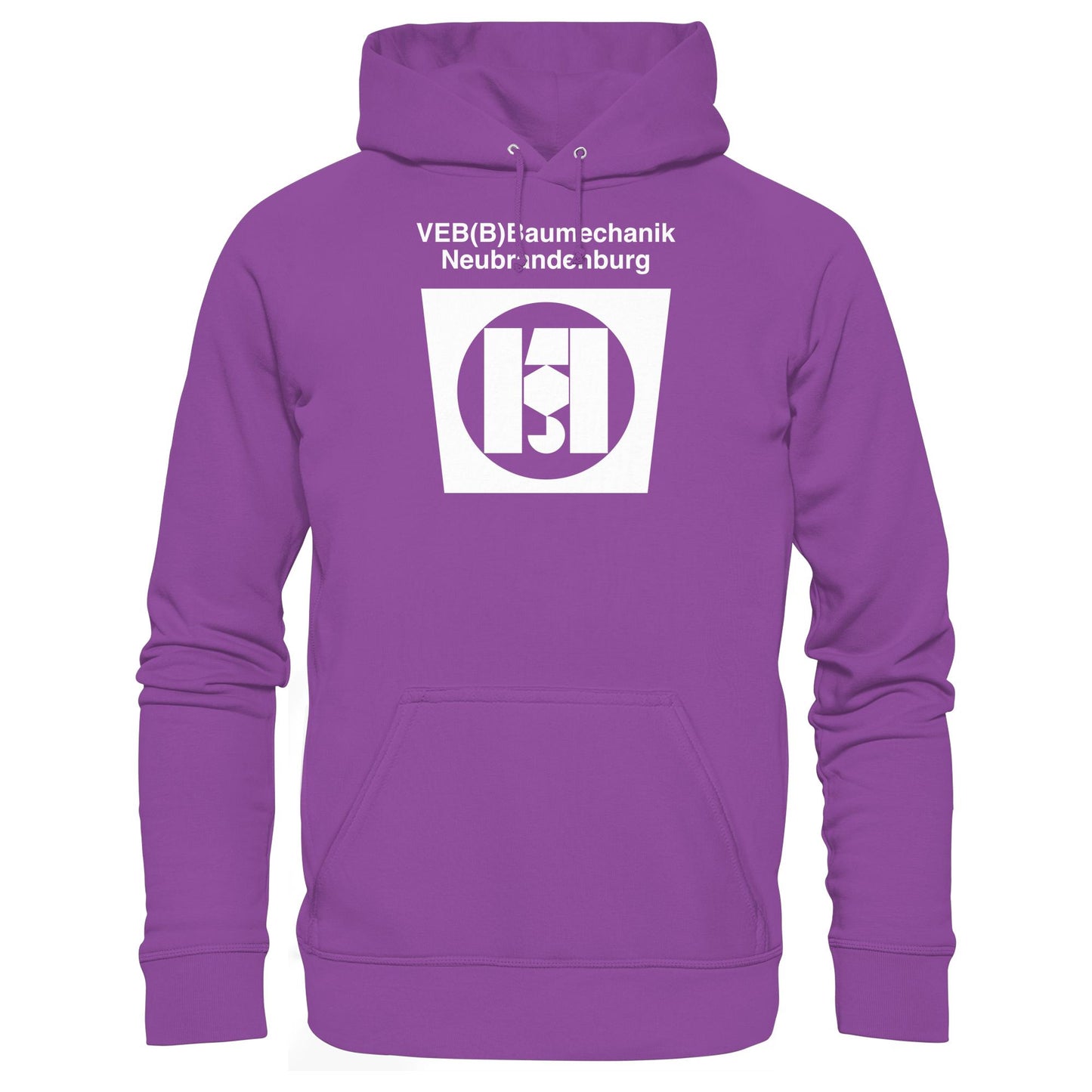 DDR Ostalgie Kapuze / Hoodie Unisex • VEB BAUMECHANIK NEUBRANDENBURG