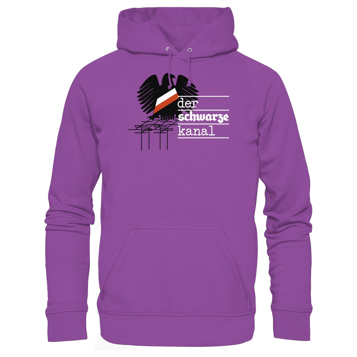 DDR Ostalgie Kapuze / Hoodie Unisex • DER SCHWARZE KANAL