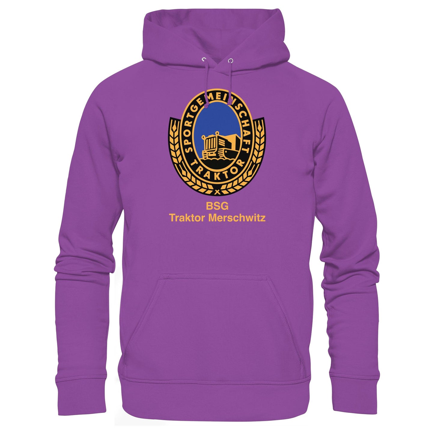DDR Ostalgie Kapuze / Hoodie Unisex • BSG TRAKTOR MERSCHWITZ
