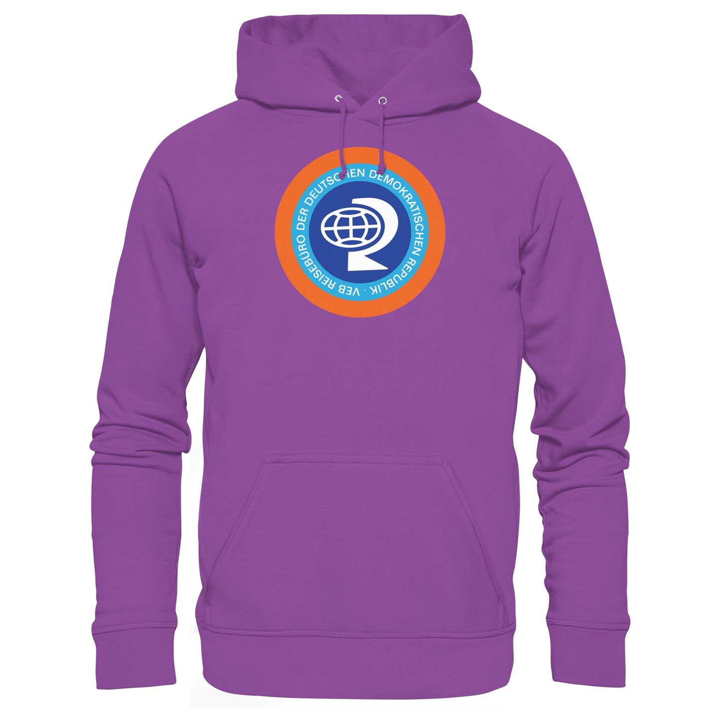 DDR Ostalgie Kapuze / Hoodie Unisex • VEB REISEBÜRO DER DDR