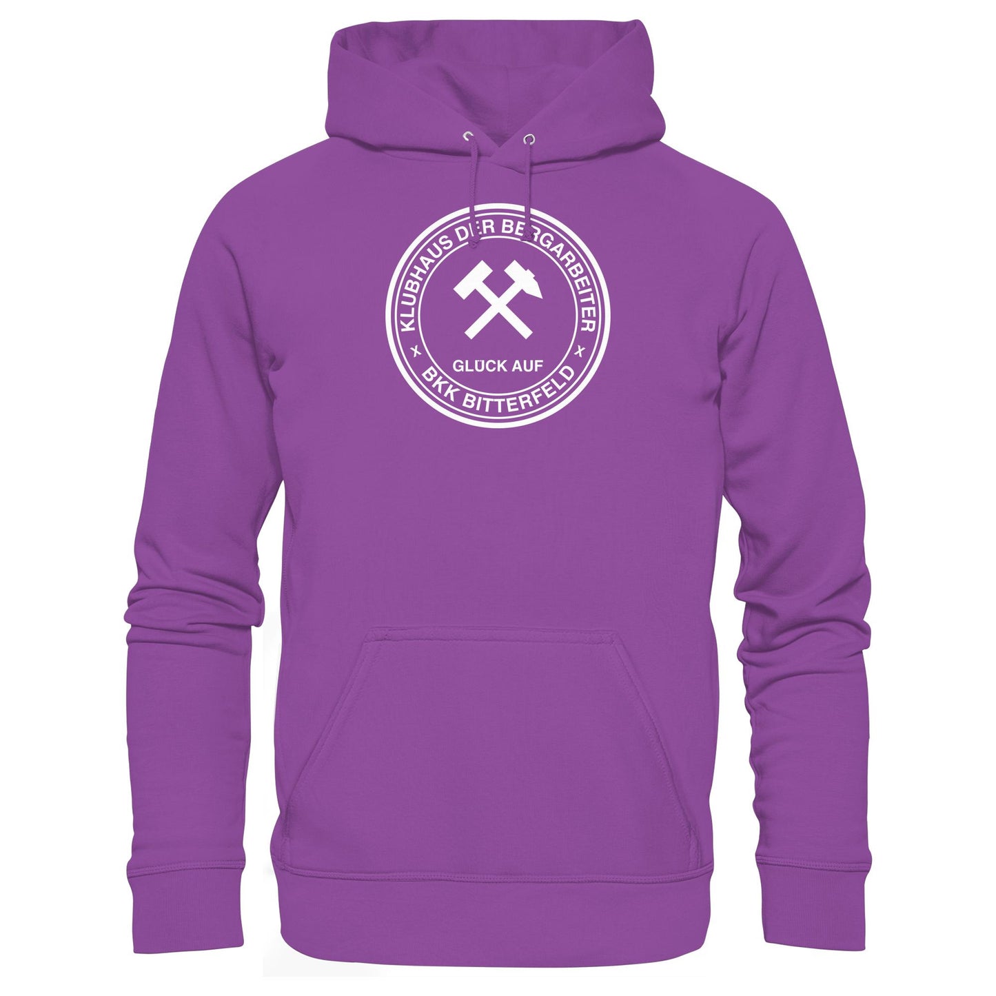 DDR Ostalgie Kapuze / Hoodie Unisex • KLUBHAUS DER BERGARBEITER BITTERFELD