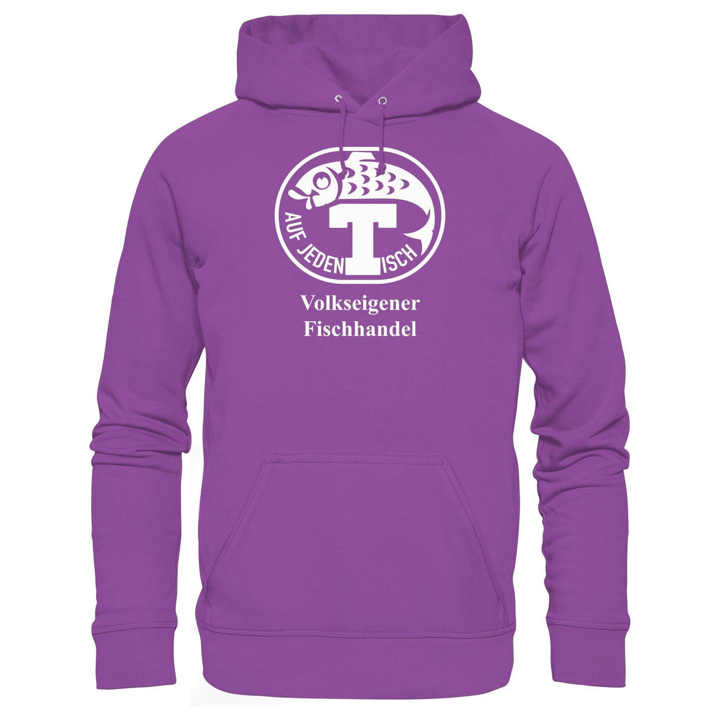 DDR Ostalgie Kapuze / Hoodie Unisex • VEB VOLKSEIGENER FISCHHANDEL
