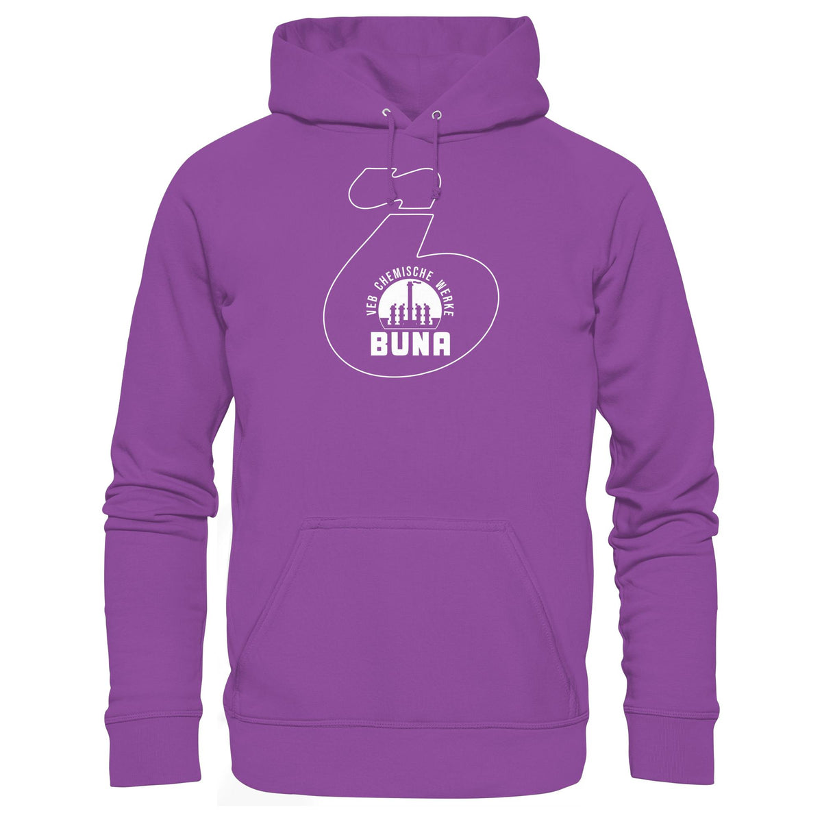 DDR Ostalgie Kapuze / Hoodie Unisex • CHEMISCHE WERKE BUNA