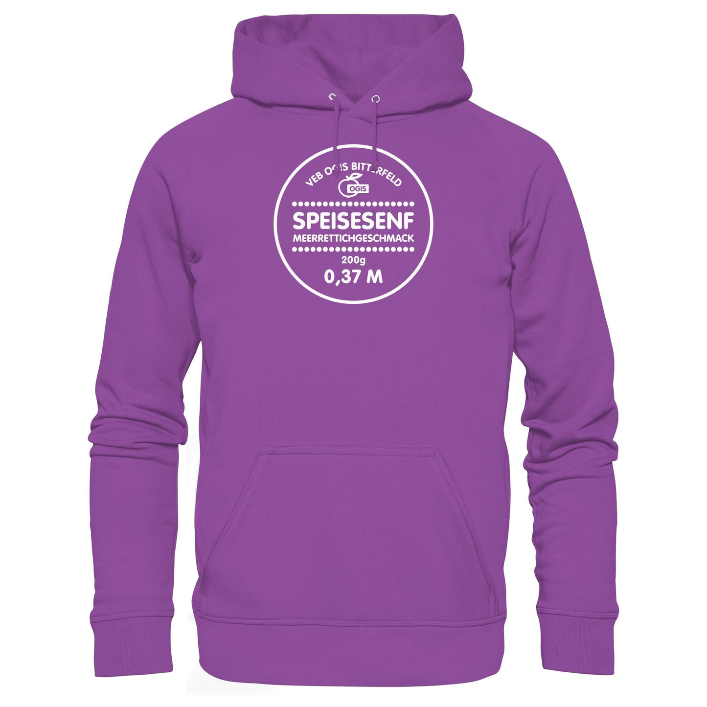 DDR Ostalgie Kapuze / Hoodie Unisex • VEB OGIS BITTERFELD - SPEISESENF