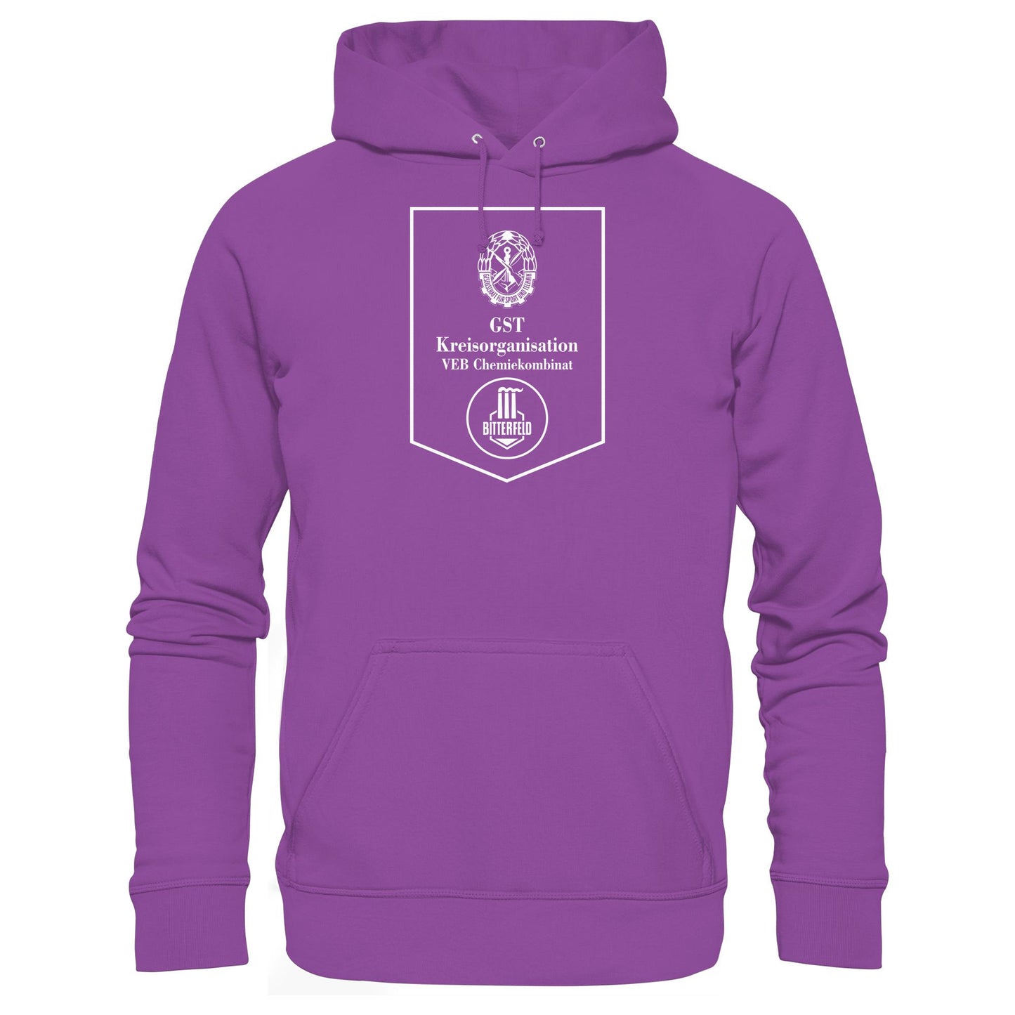 DDR Ostalgie Kapuze / Hoodie Unisex • GST DES VEB CHEMIEKOMBINAT BITTERFELD